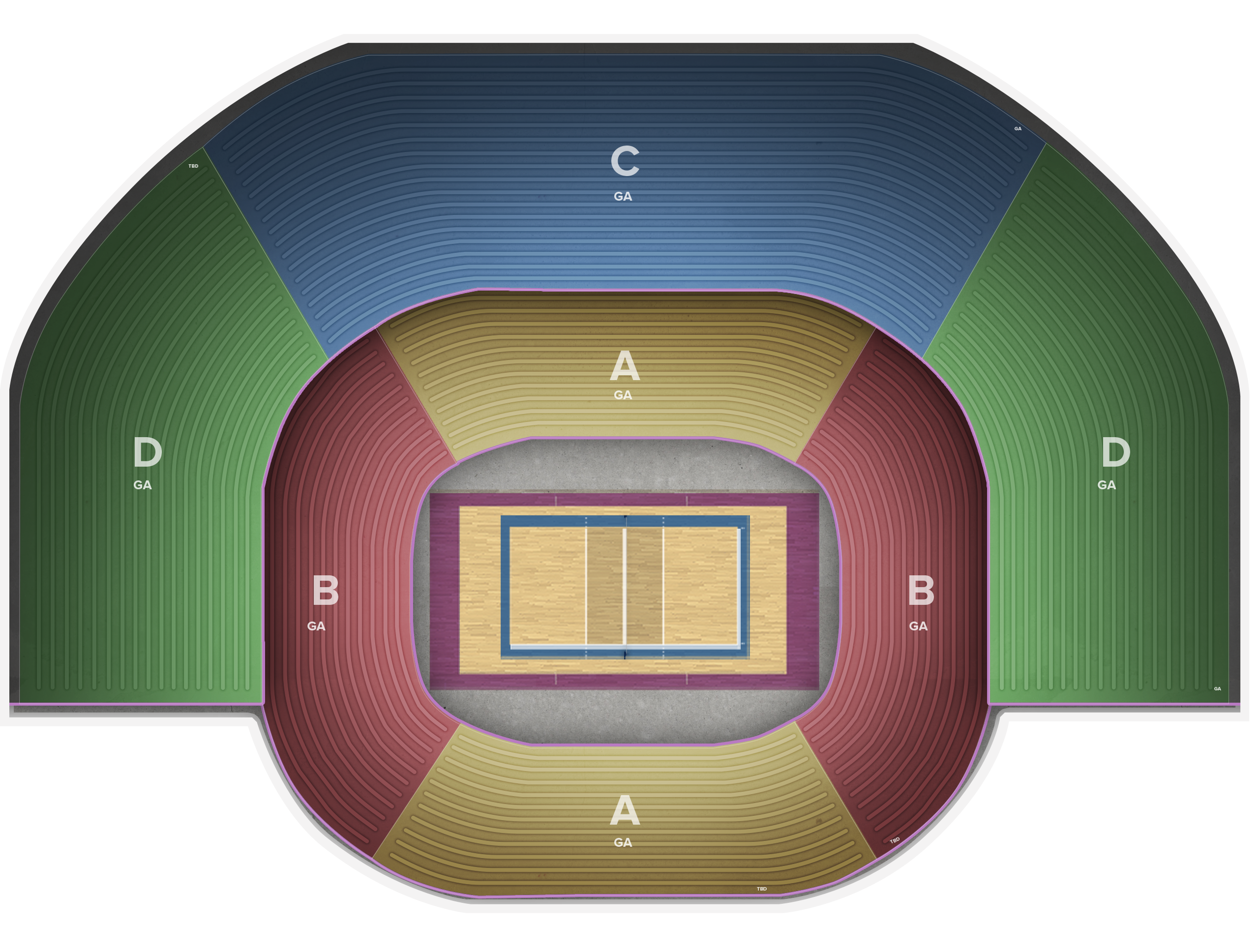 Venue seat map