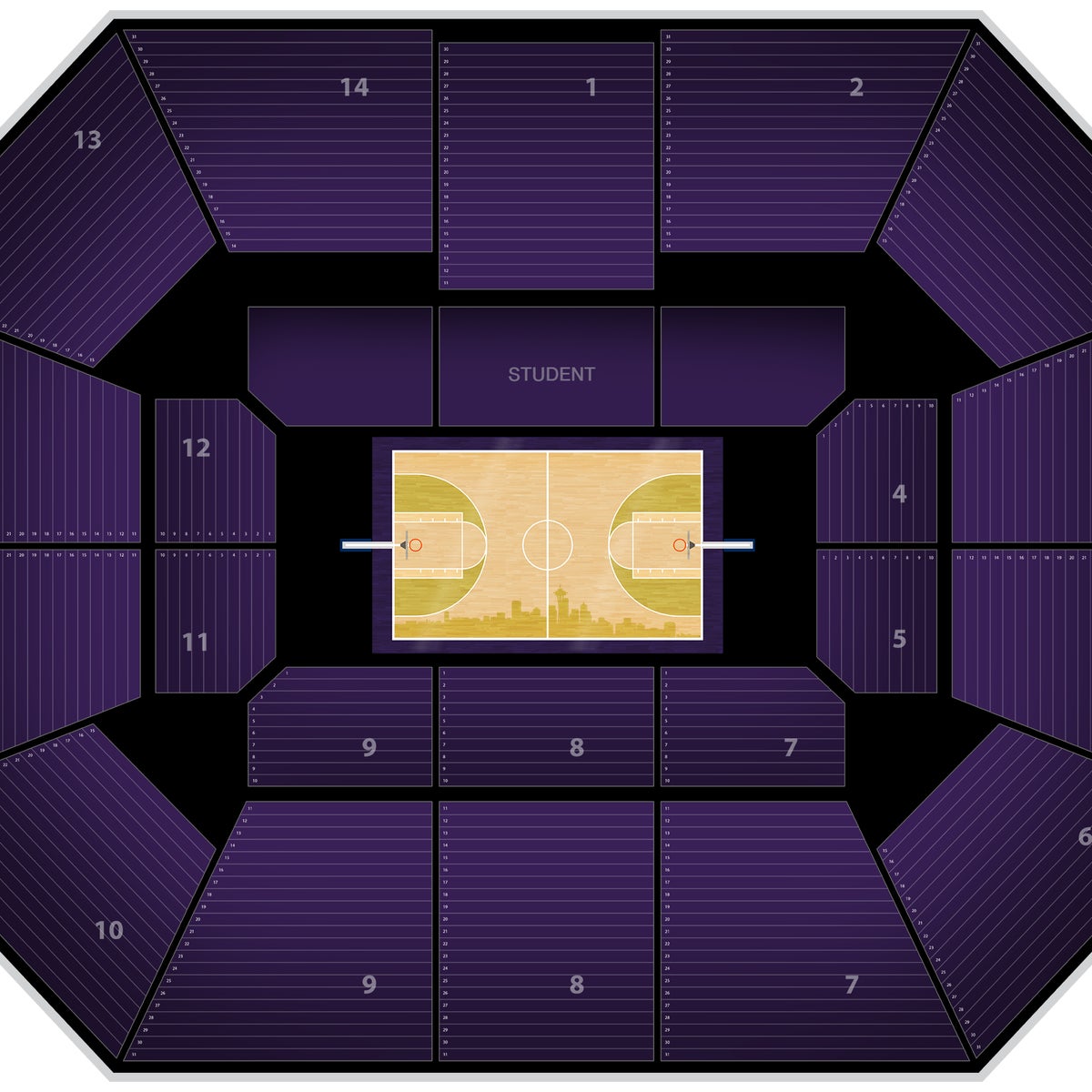 Uw Alaska Airlines Arena Seating Chart