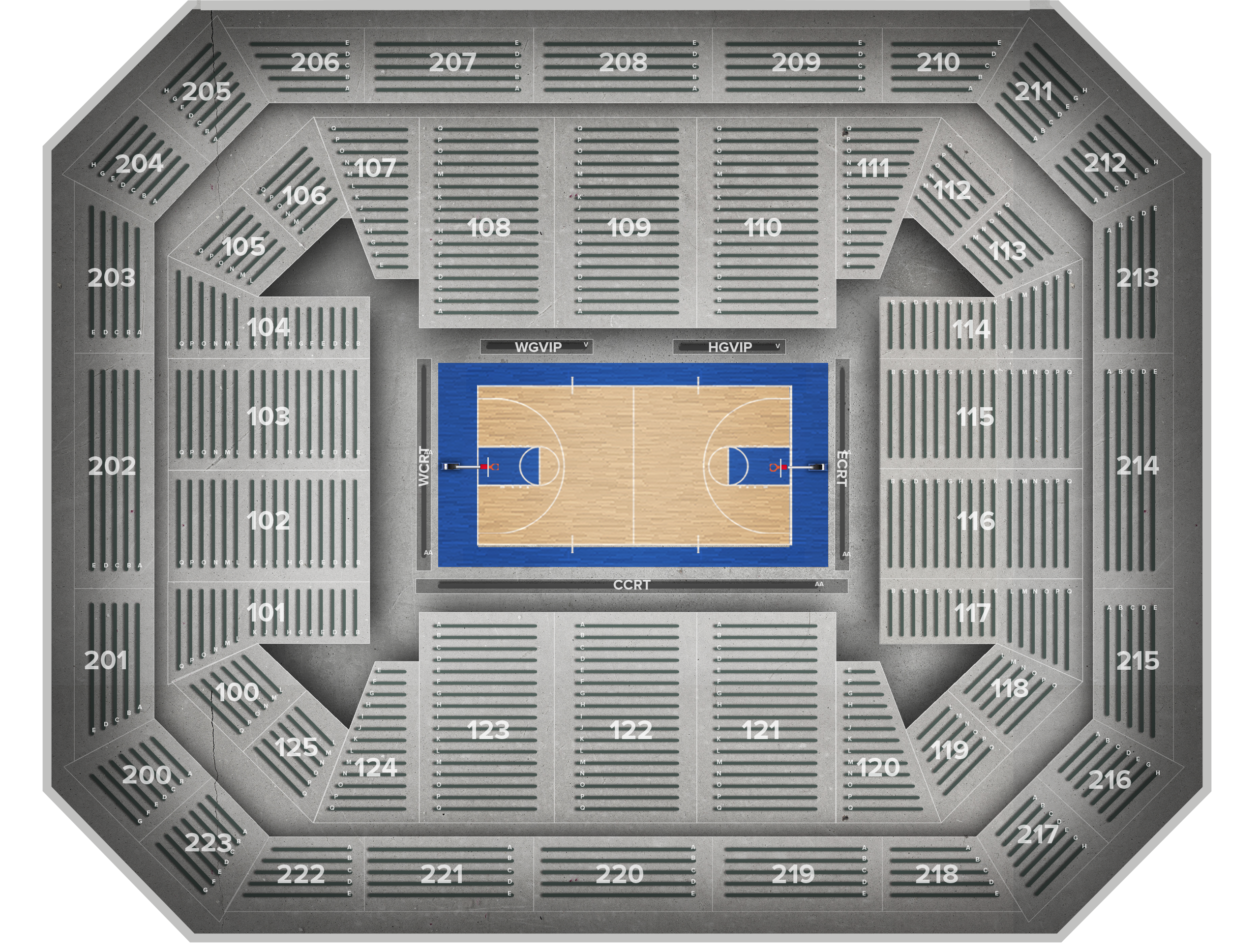 Venue seat map
