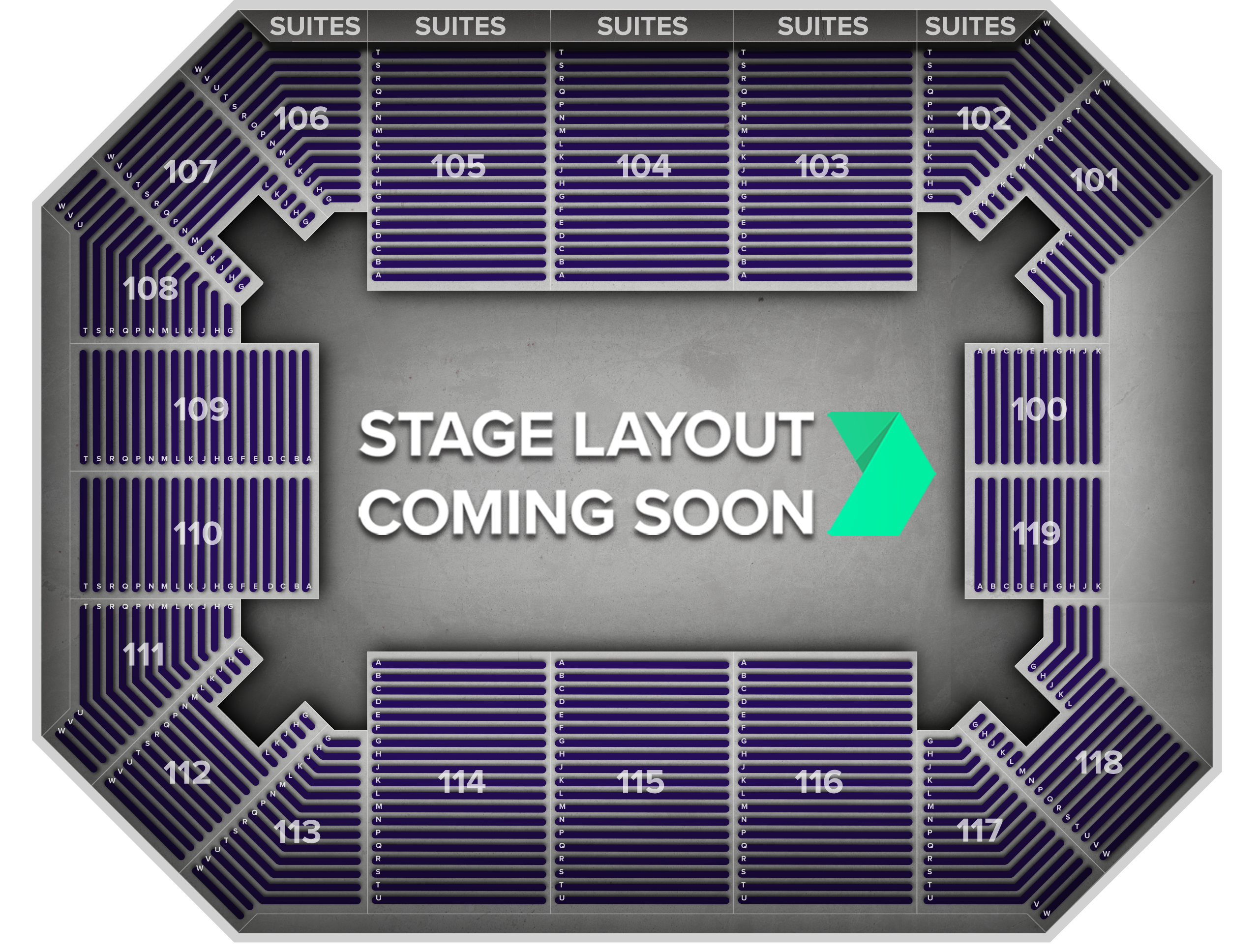 Venue seat map