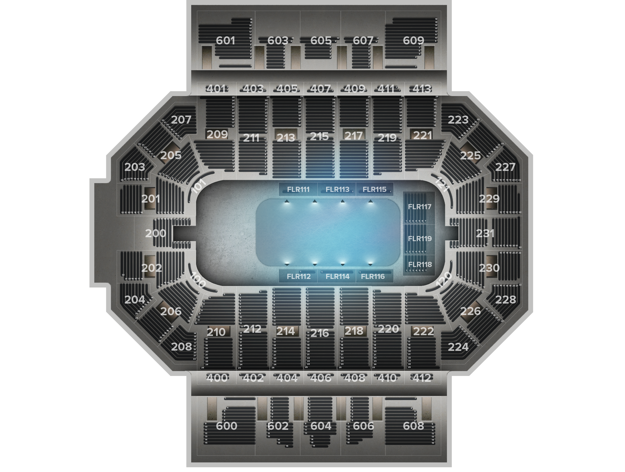Venue seat map