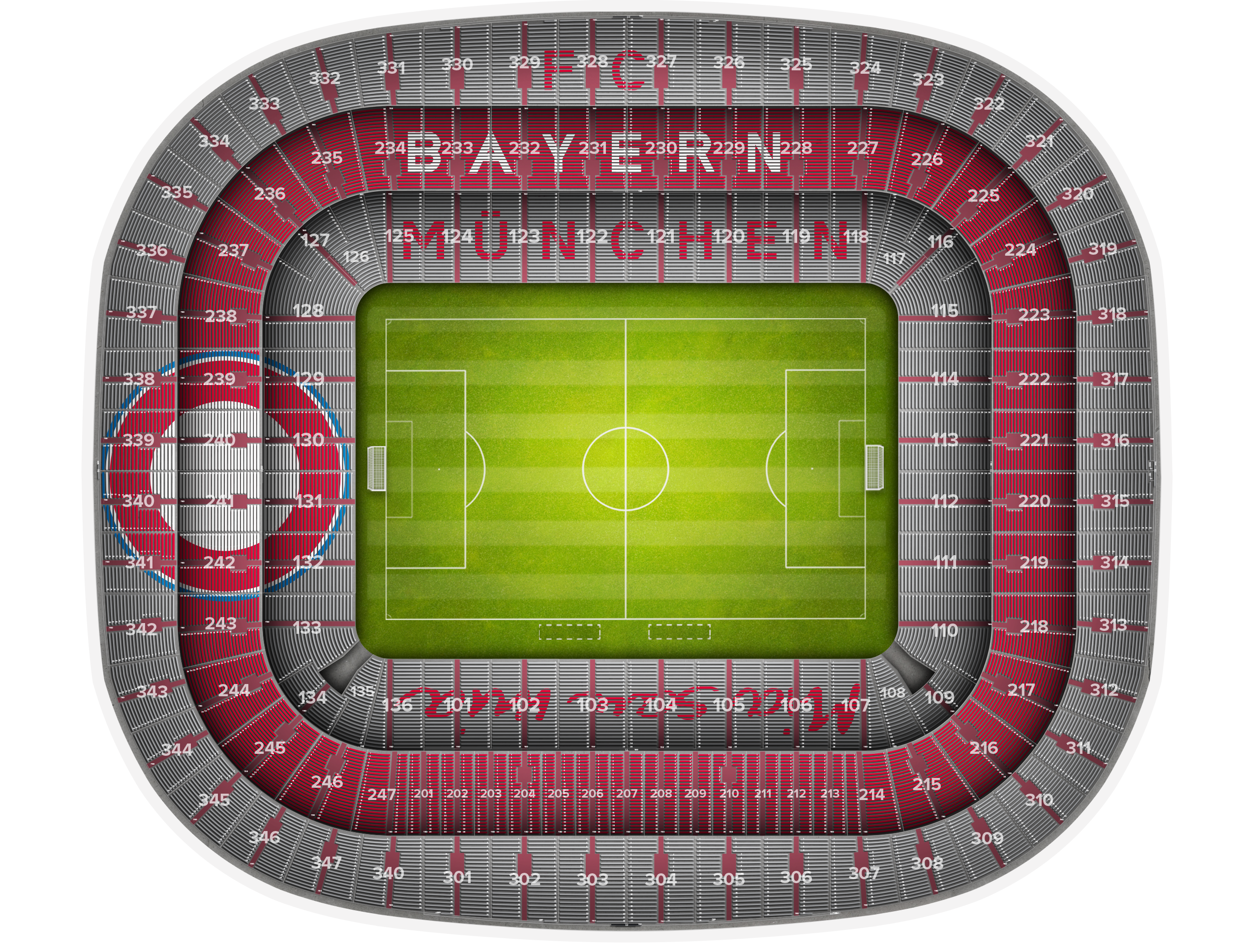 Venue seat map