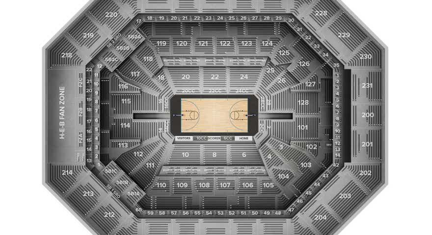 Atandt Stadium Basketball Seating Chart
