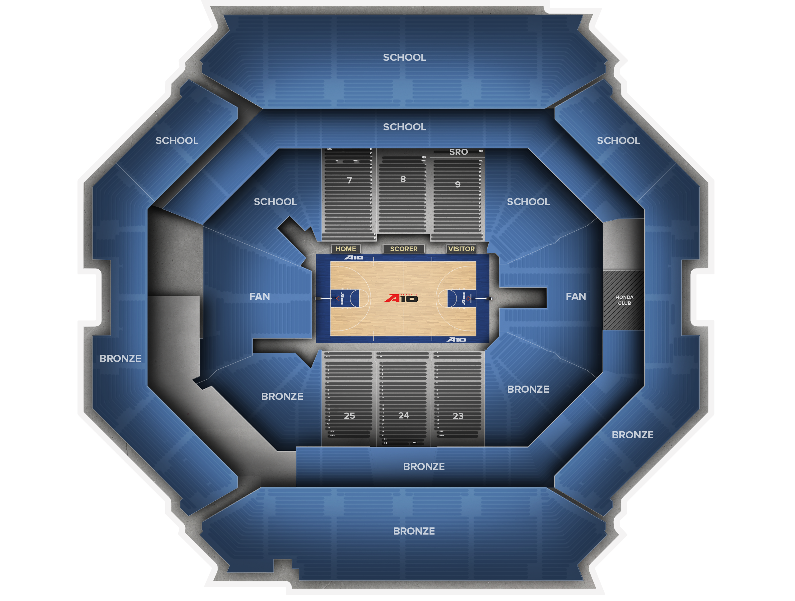 Venue seat map