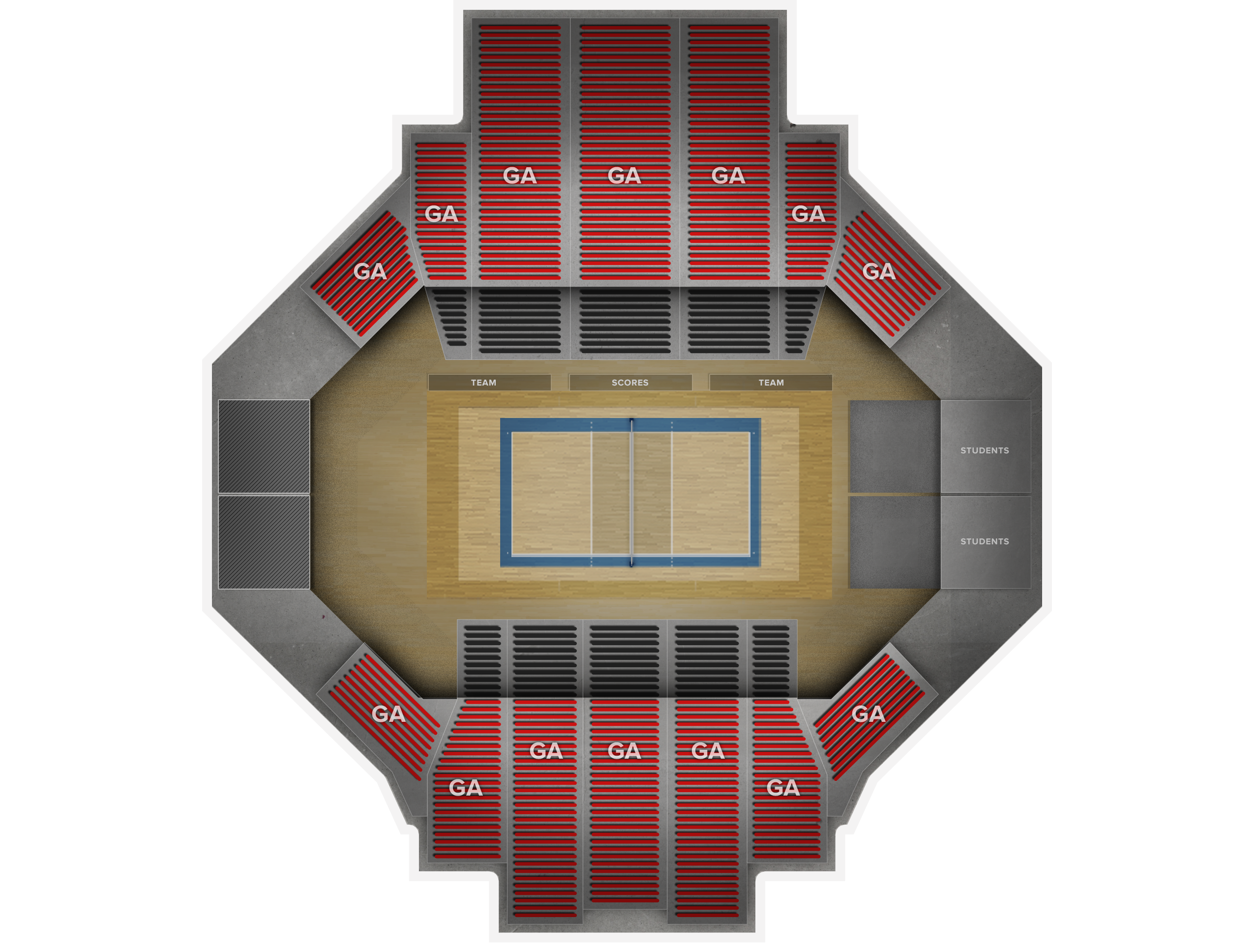 Venue seat map