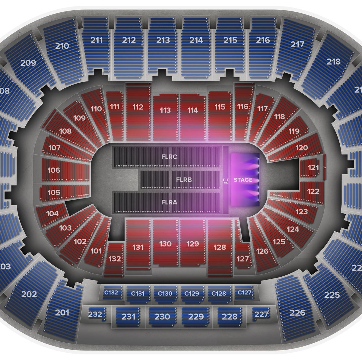 Bjcc Arena Concert Seating Chart