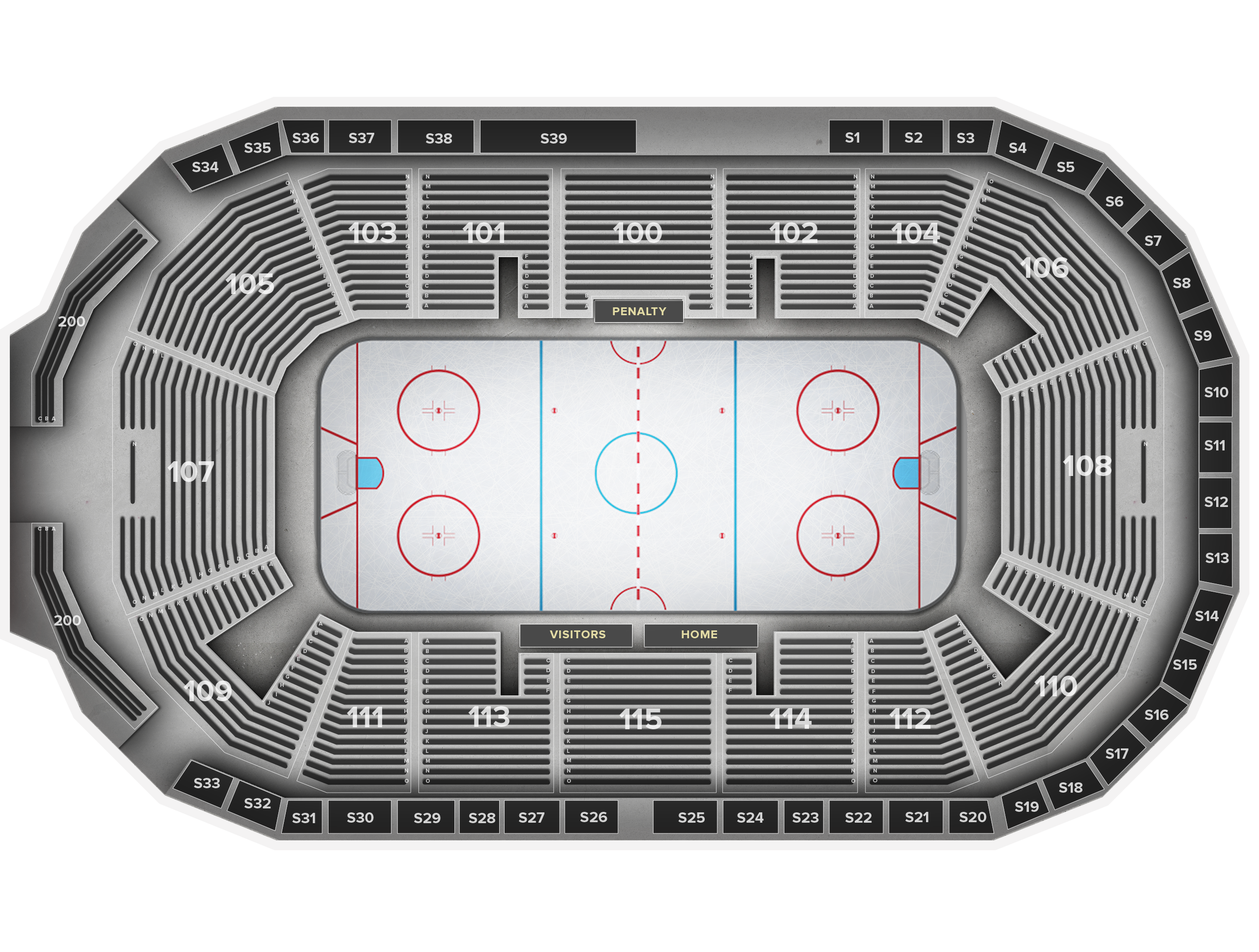 Venue seat map