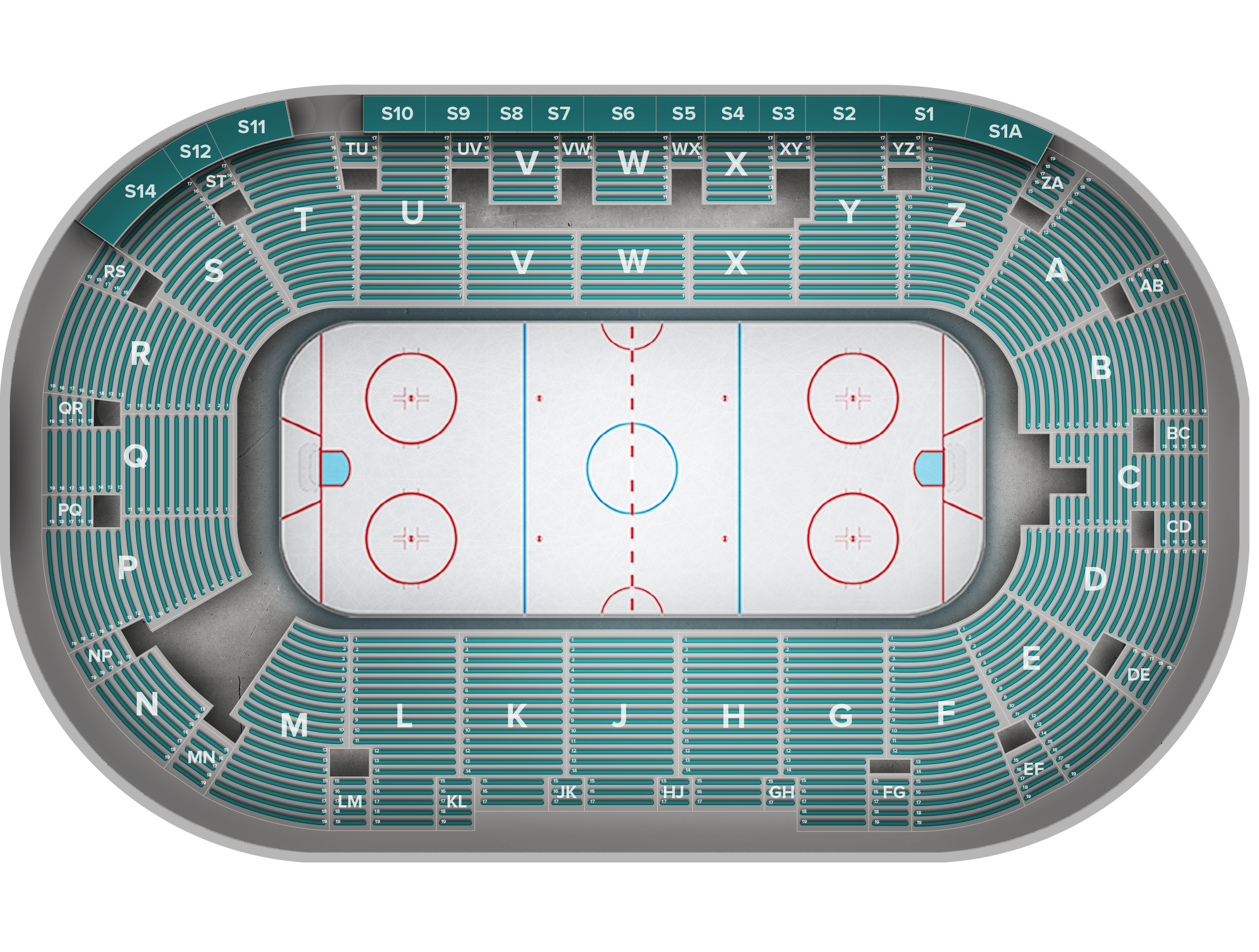Venue seat map