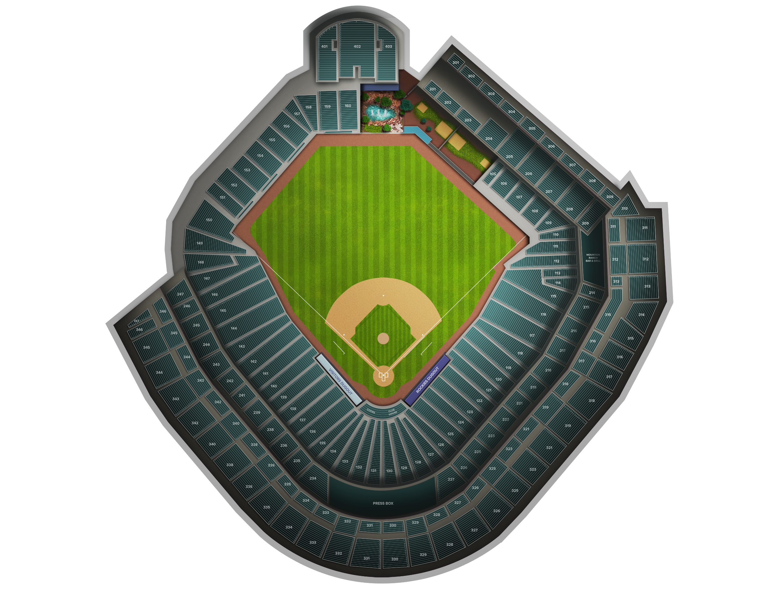 Coors Field Seating Chart View