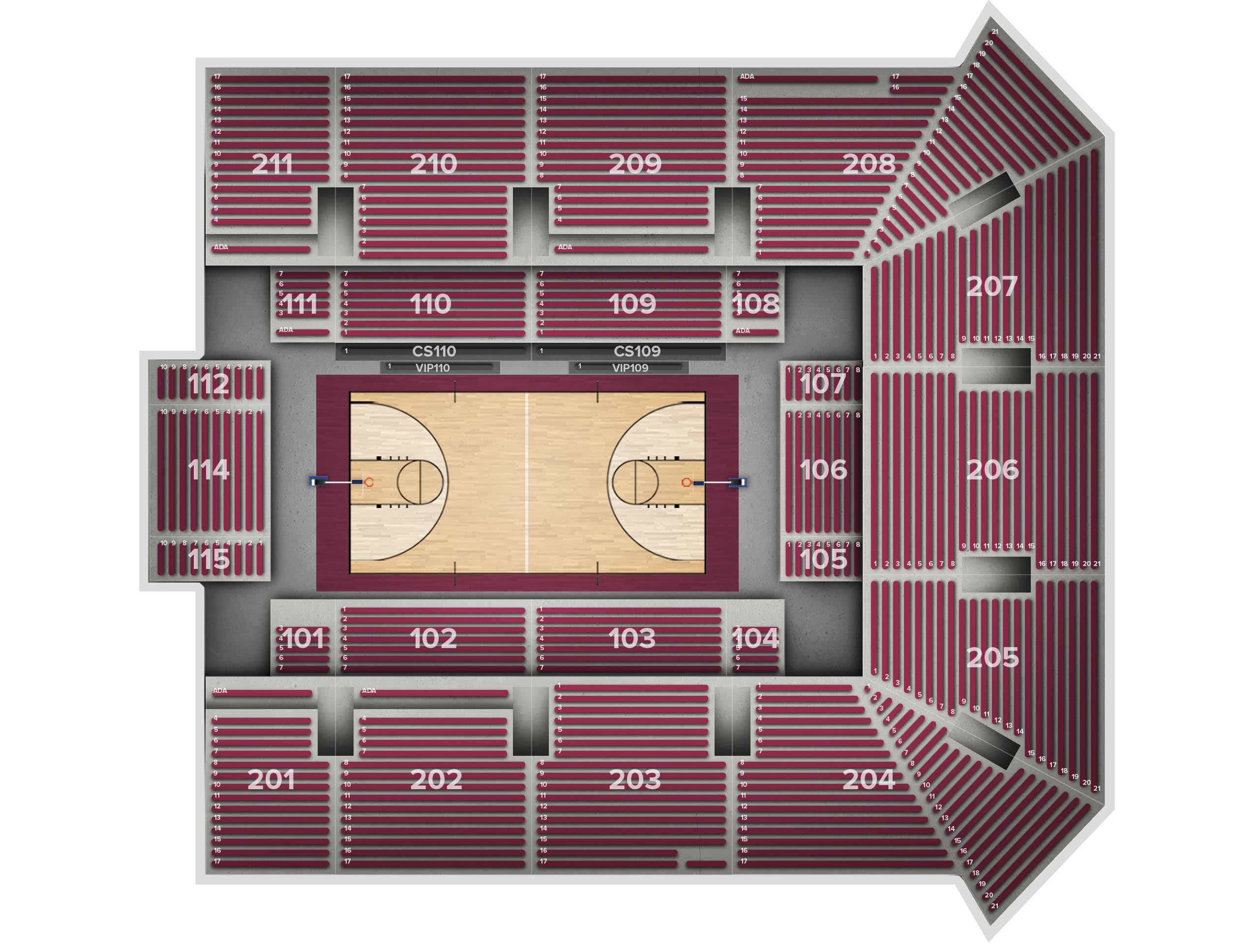 Dahlberg Arena at the Adams Center Tickets