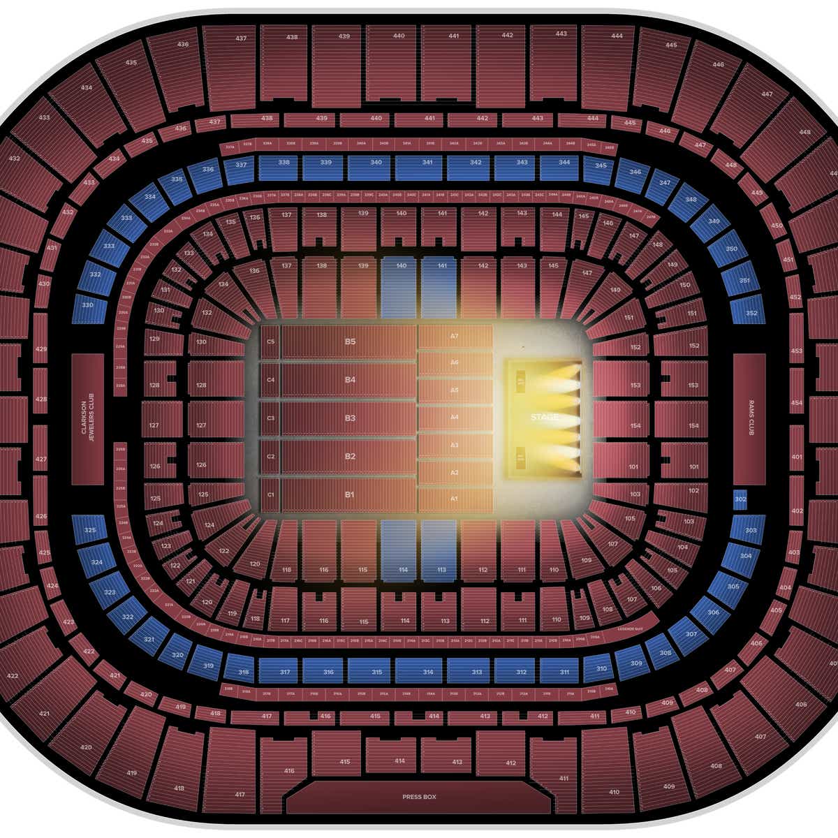 The Dome at America's Center Tickets & Events Gametime