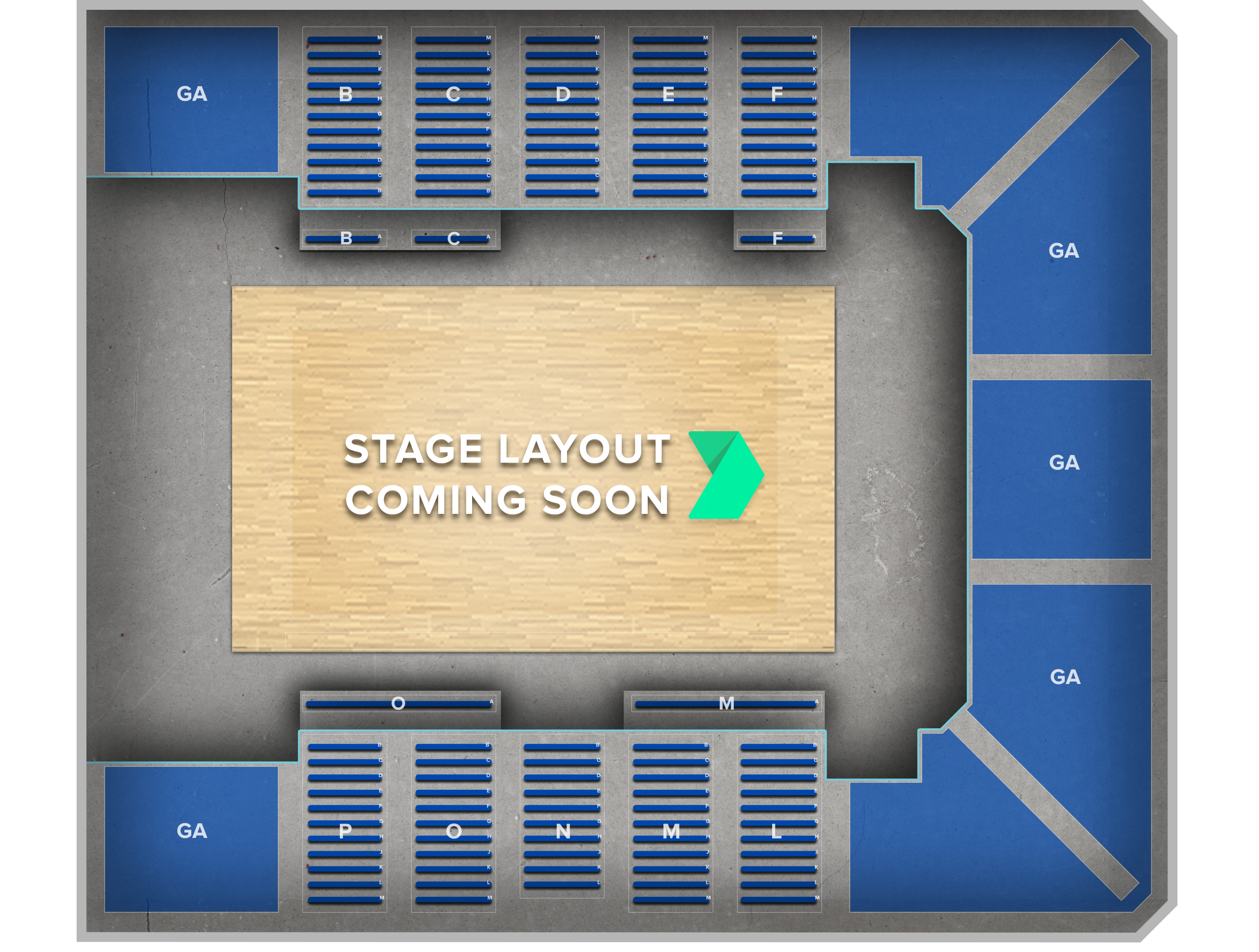 Venue seat map