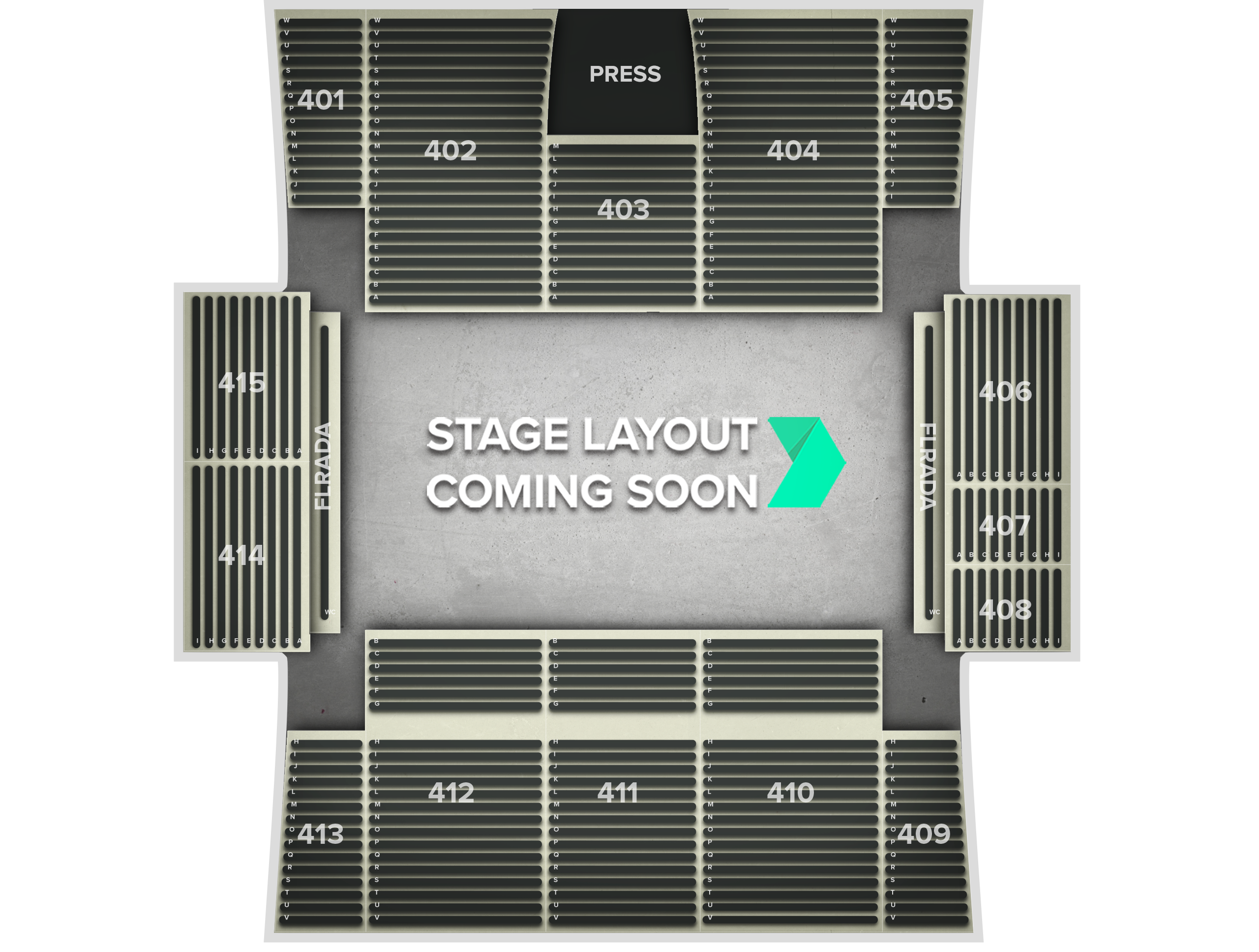 Venue seat map