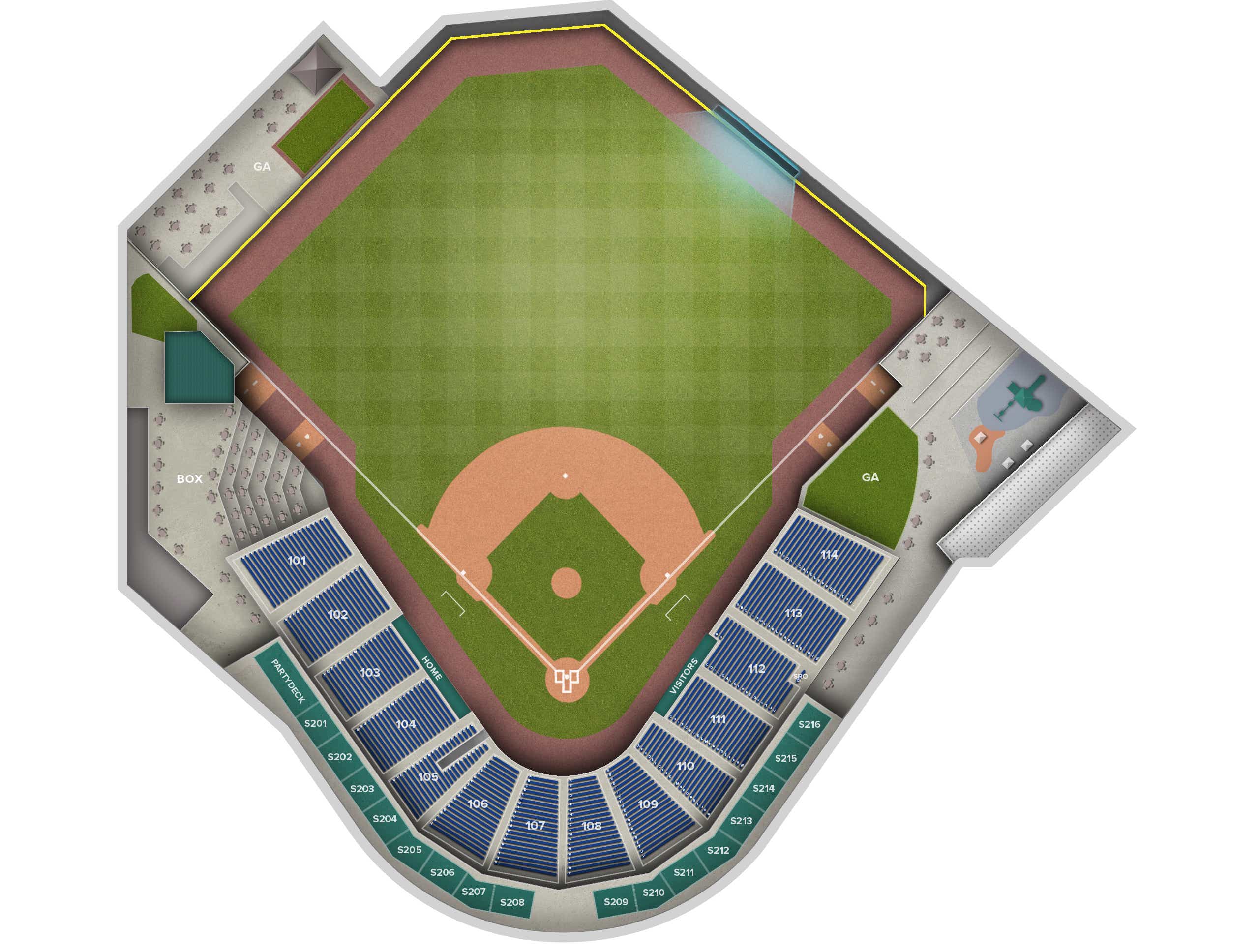 First National Bank Field Tickets