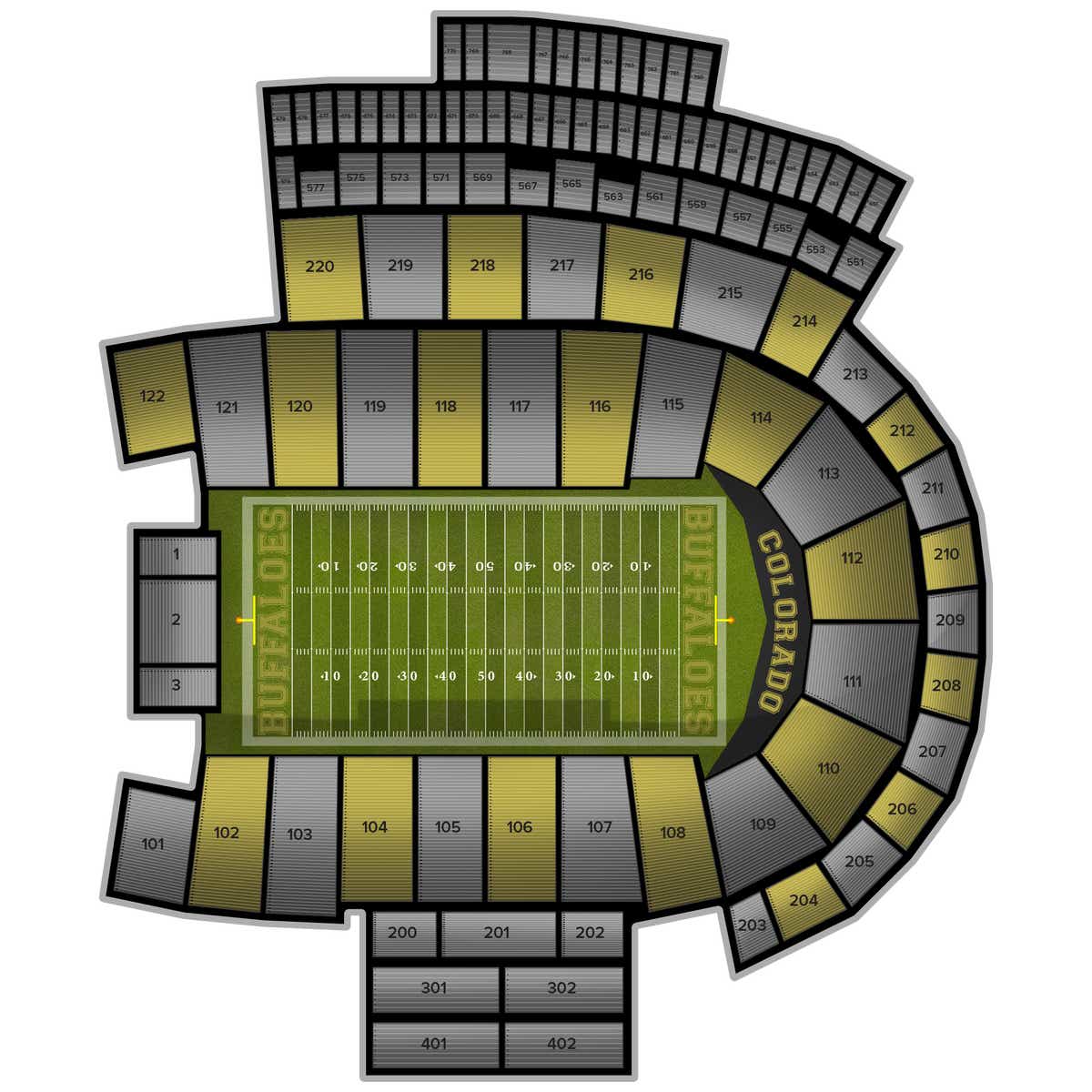 Folsom Field Tickets & Events Gametime