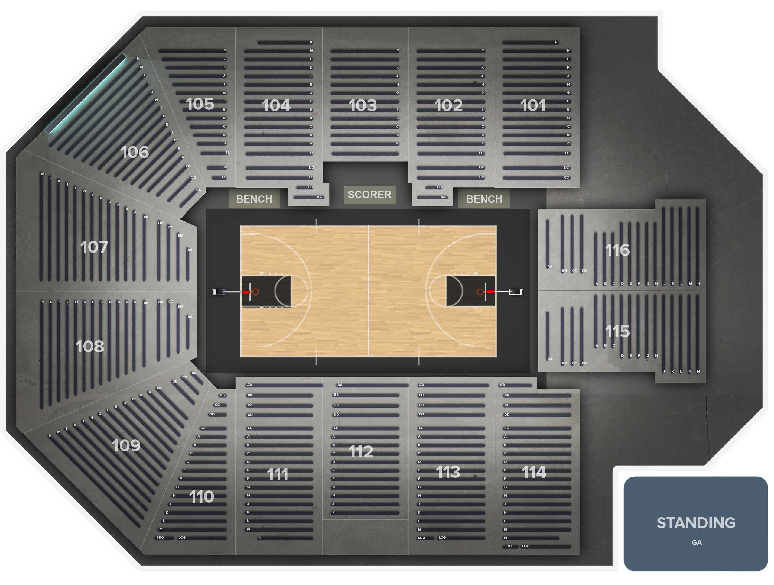 Gateway Center Arena at College Park Tickets