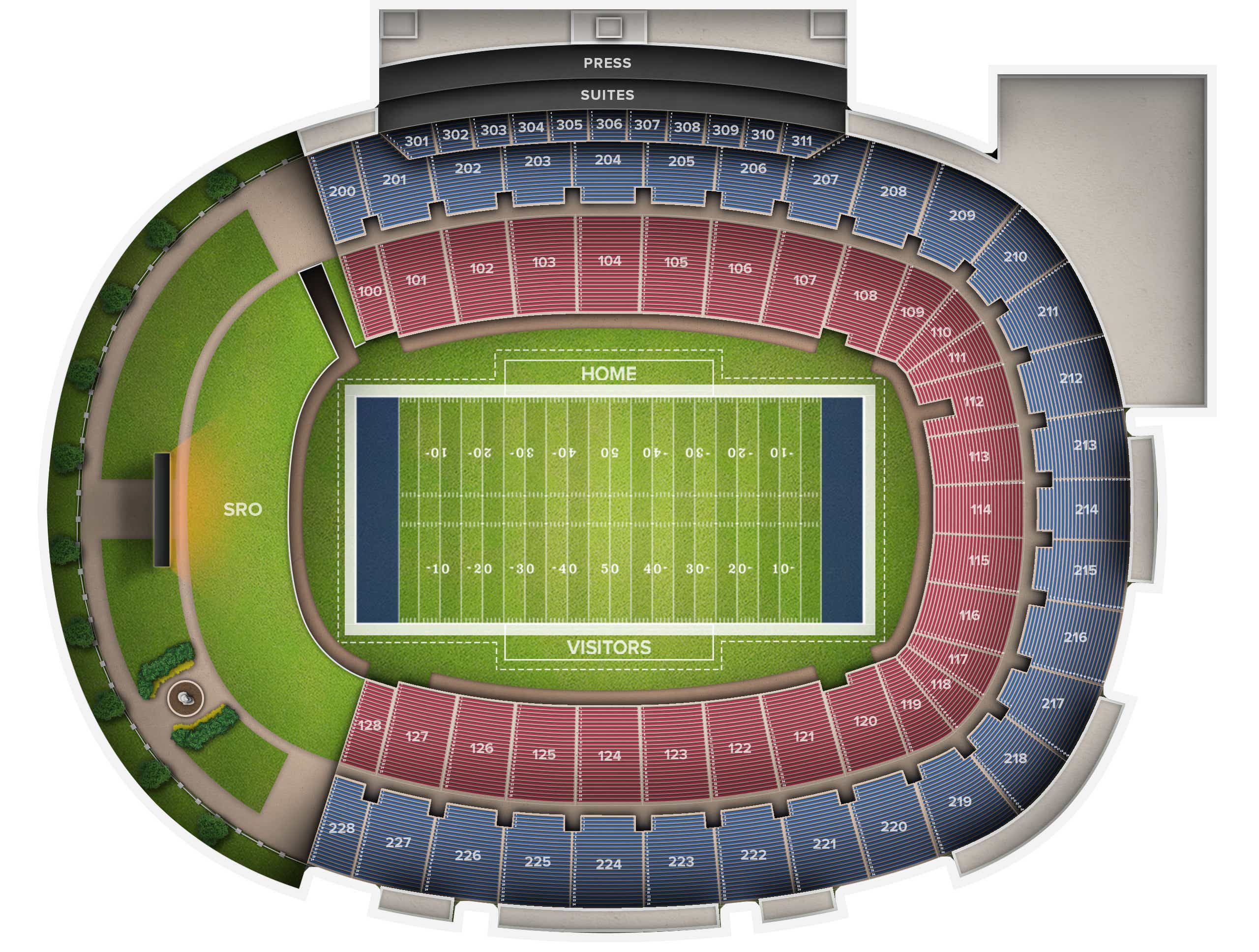 Gerald J. Ford Stadium Tickets