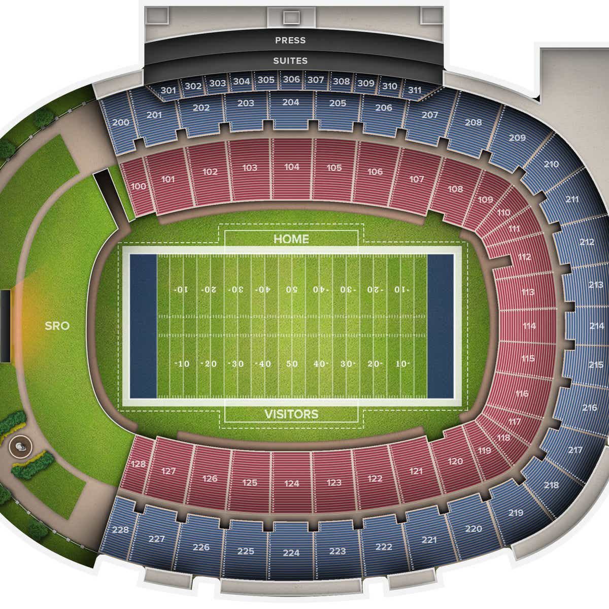 Gerald J. Ford Stadium Tickets & Events Gametime