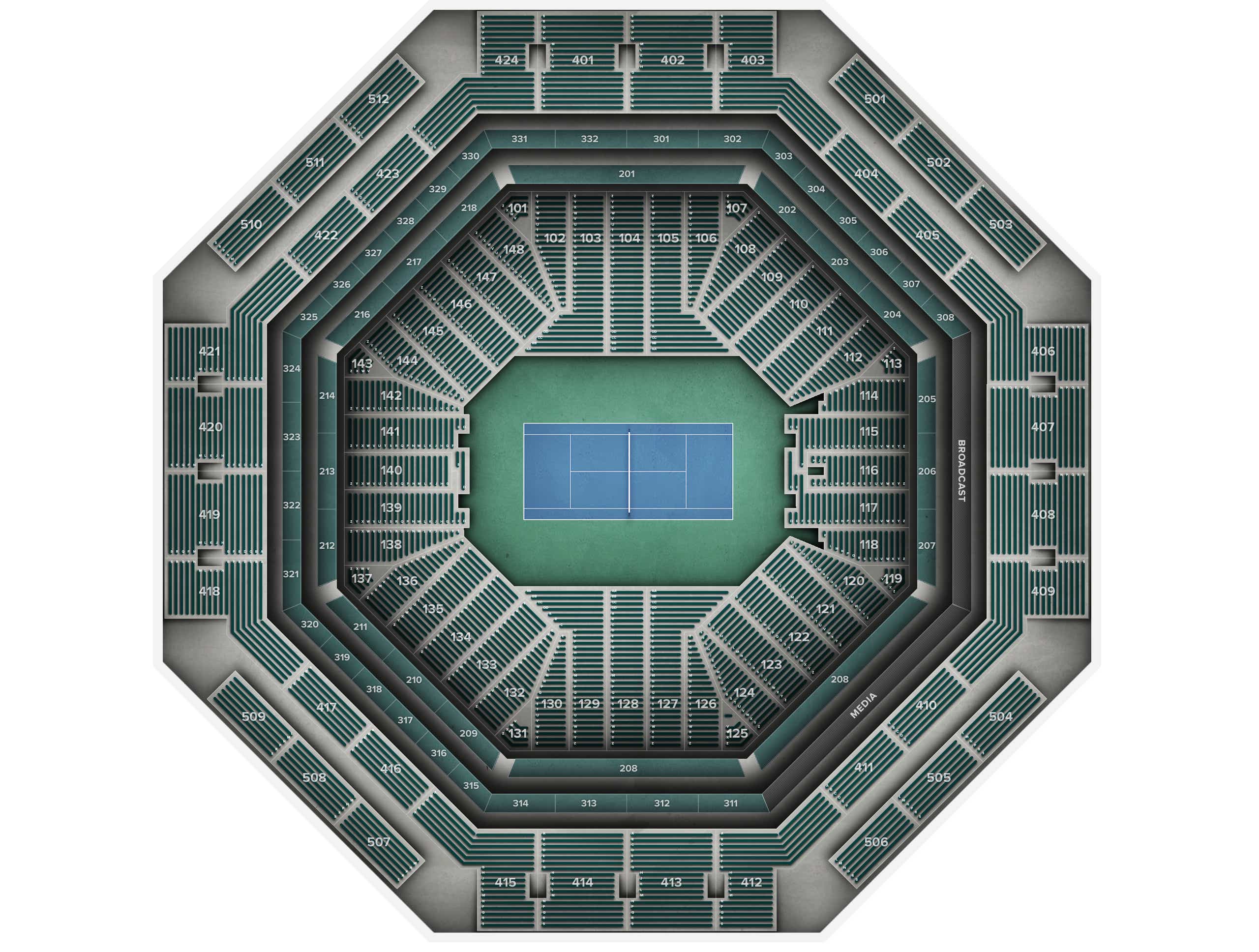 Stadium 1 at Indian Wells Tennis Garden Tickets