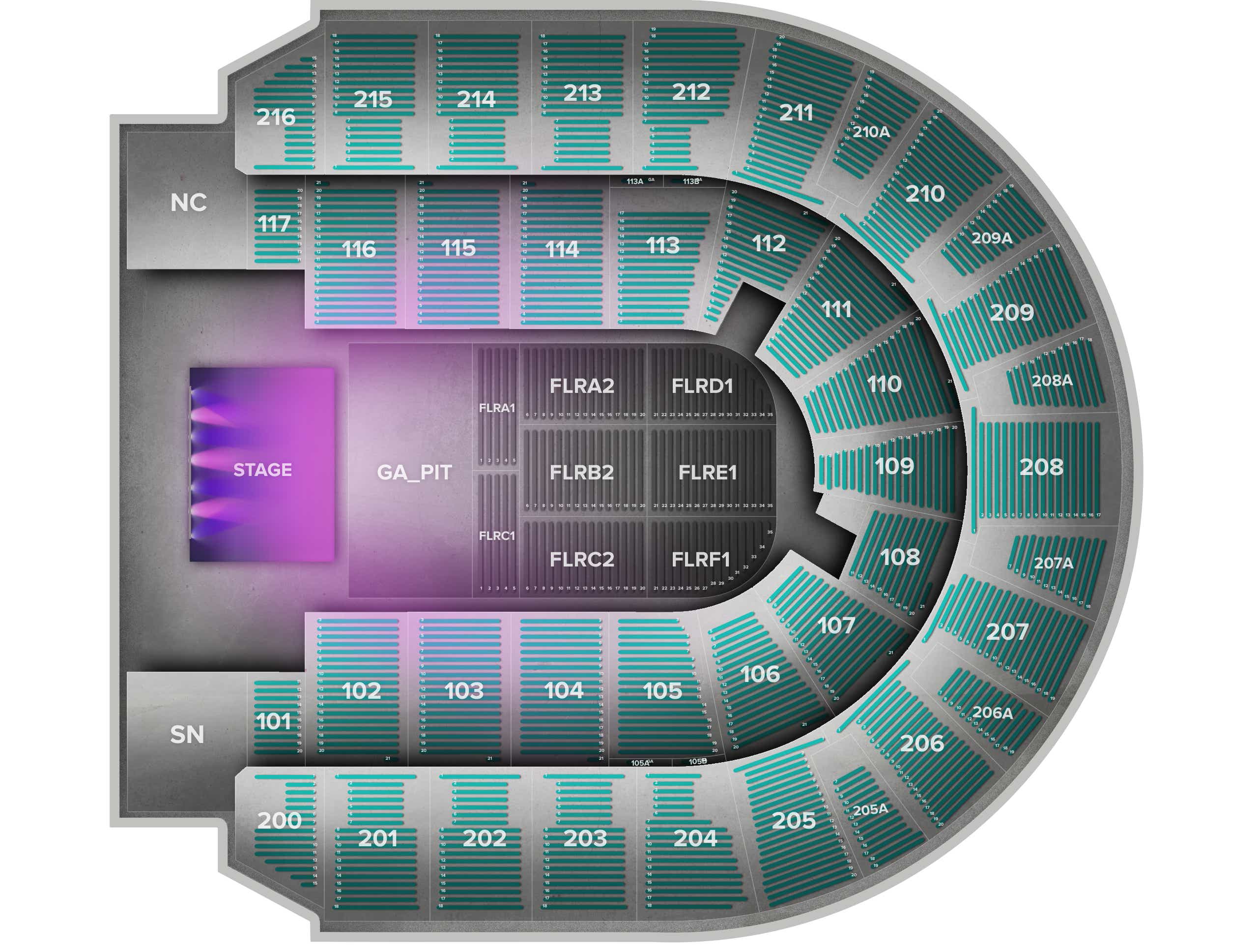 Vibrant Arena at the Mark Tickets