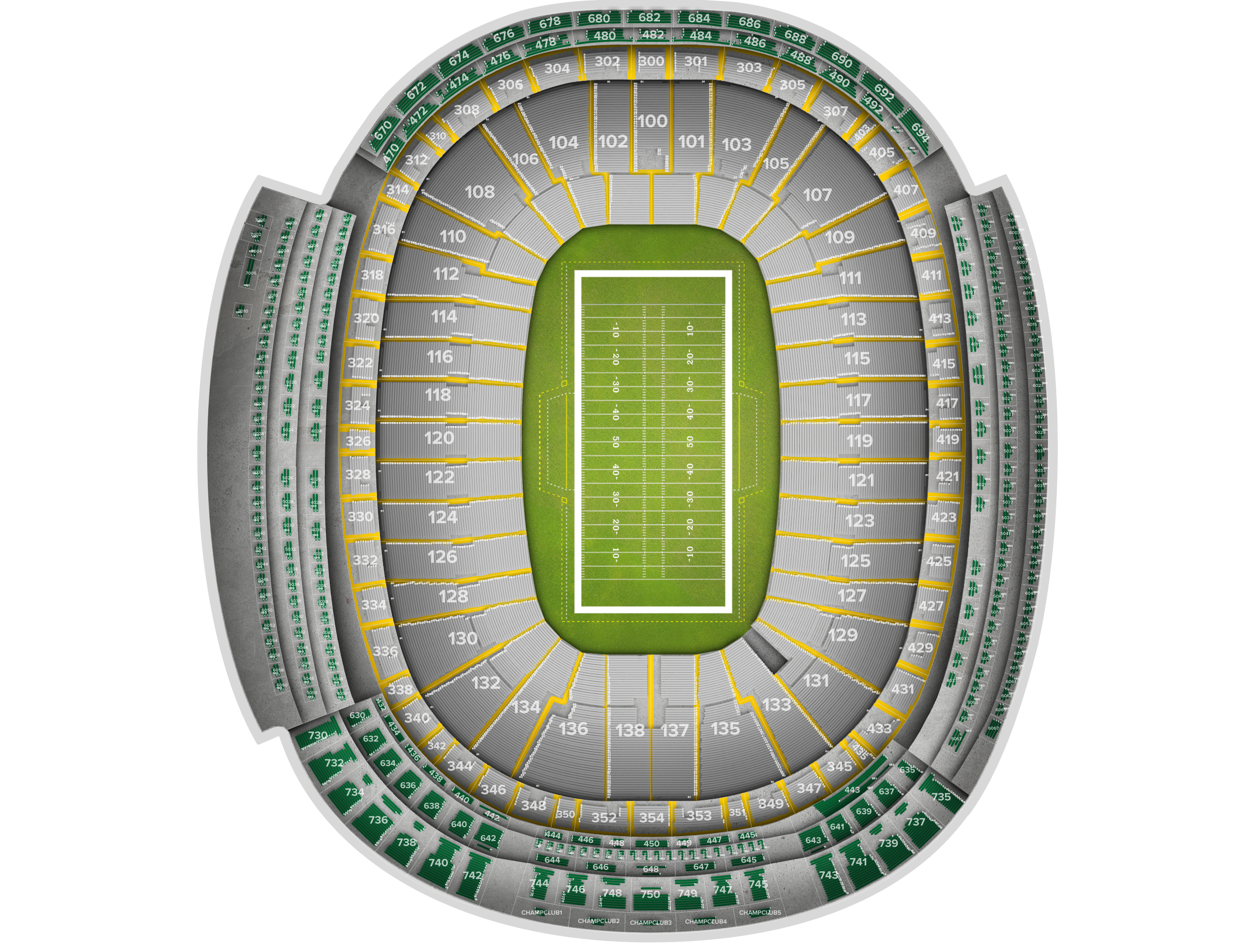Venue seat map