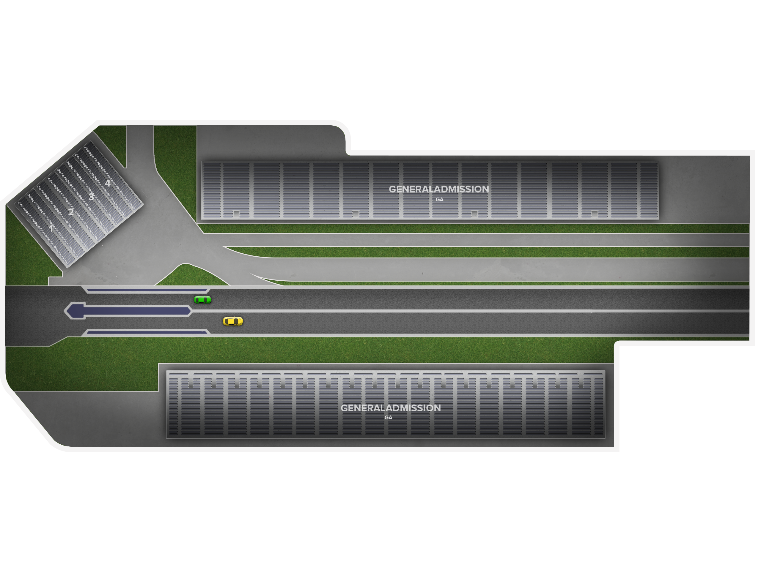 Venue seat map