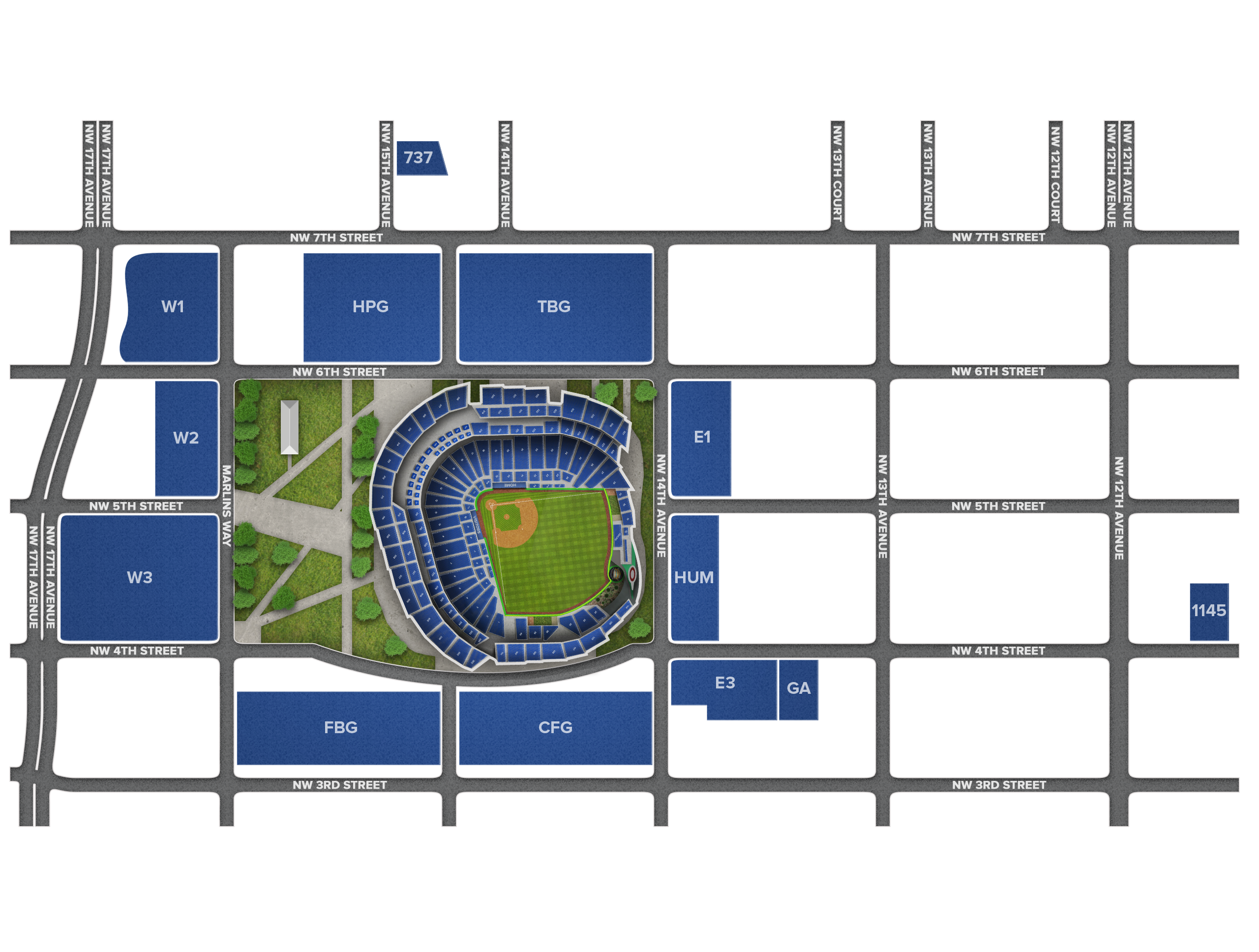 St Louis Cardinals at Miami Marlins - Parking 8