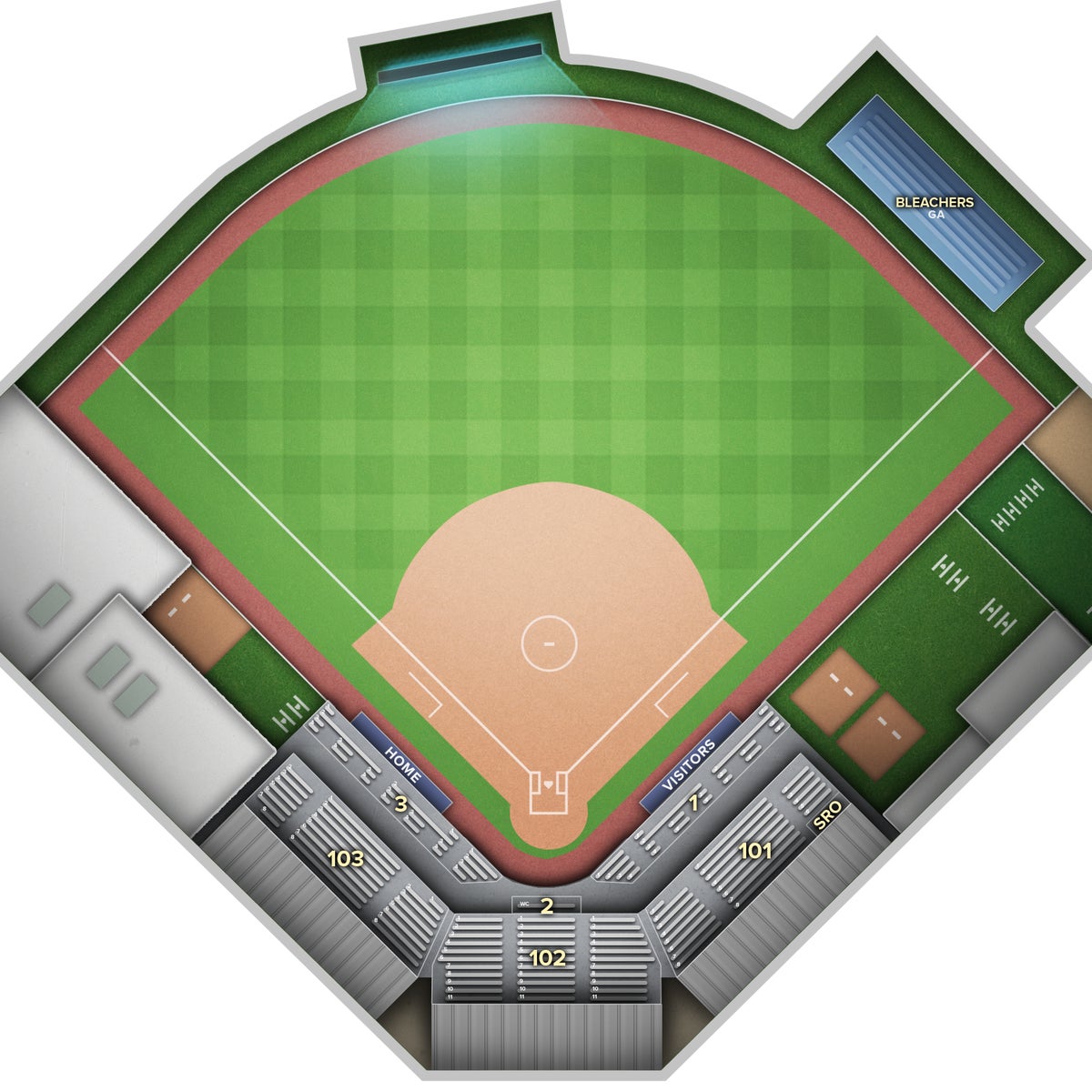 Red and Charline Field Tickets & Events Gametime