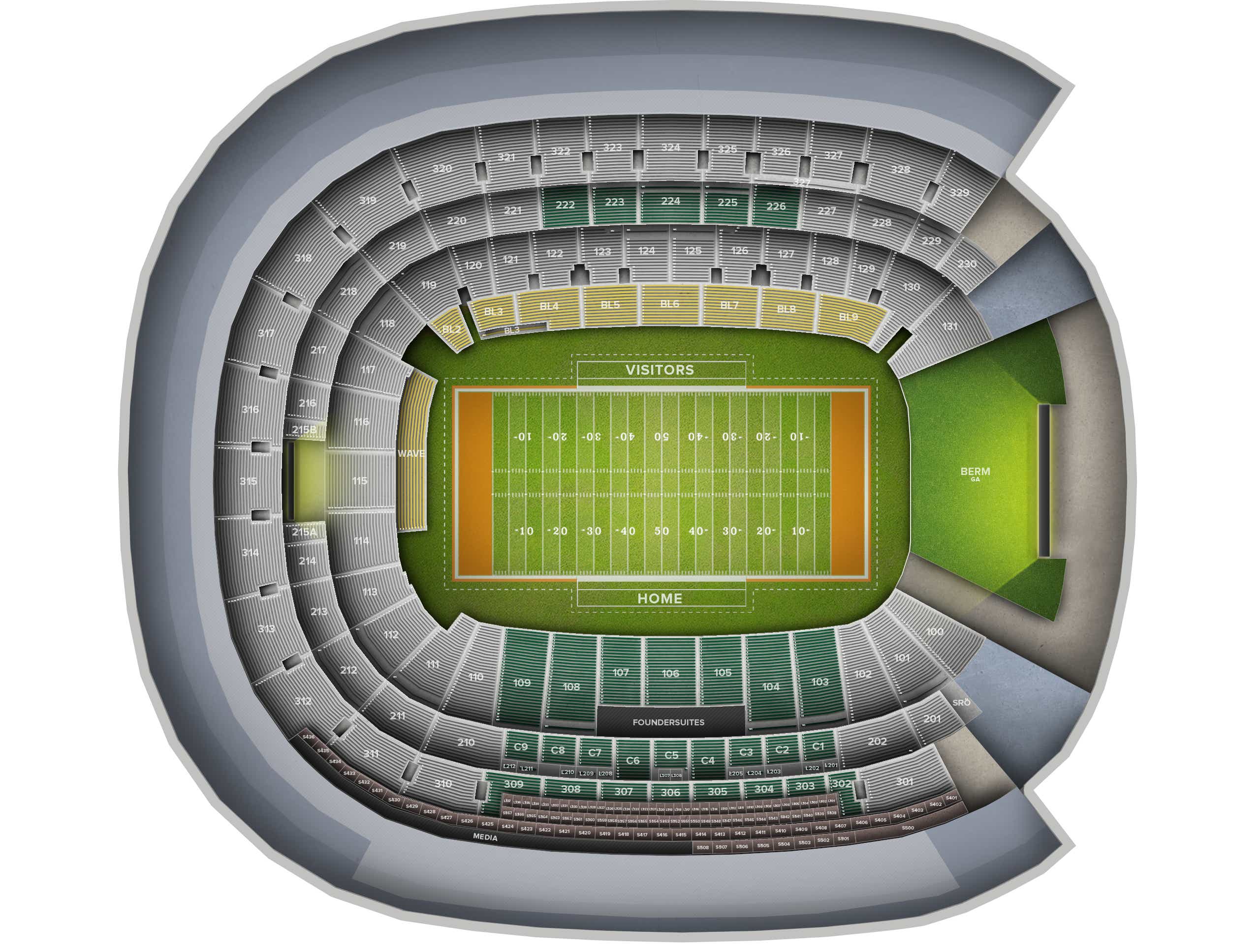 McLane Stadium Tickets