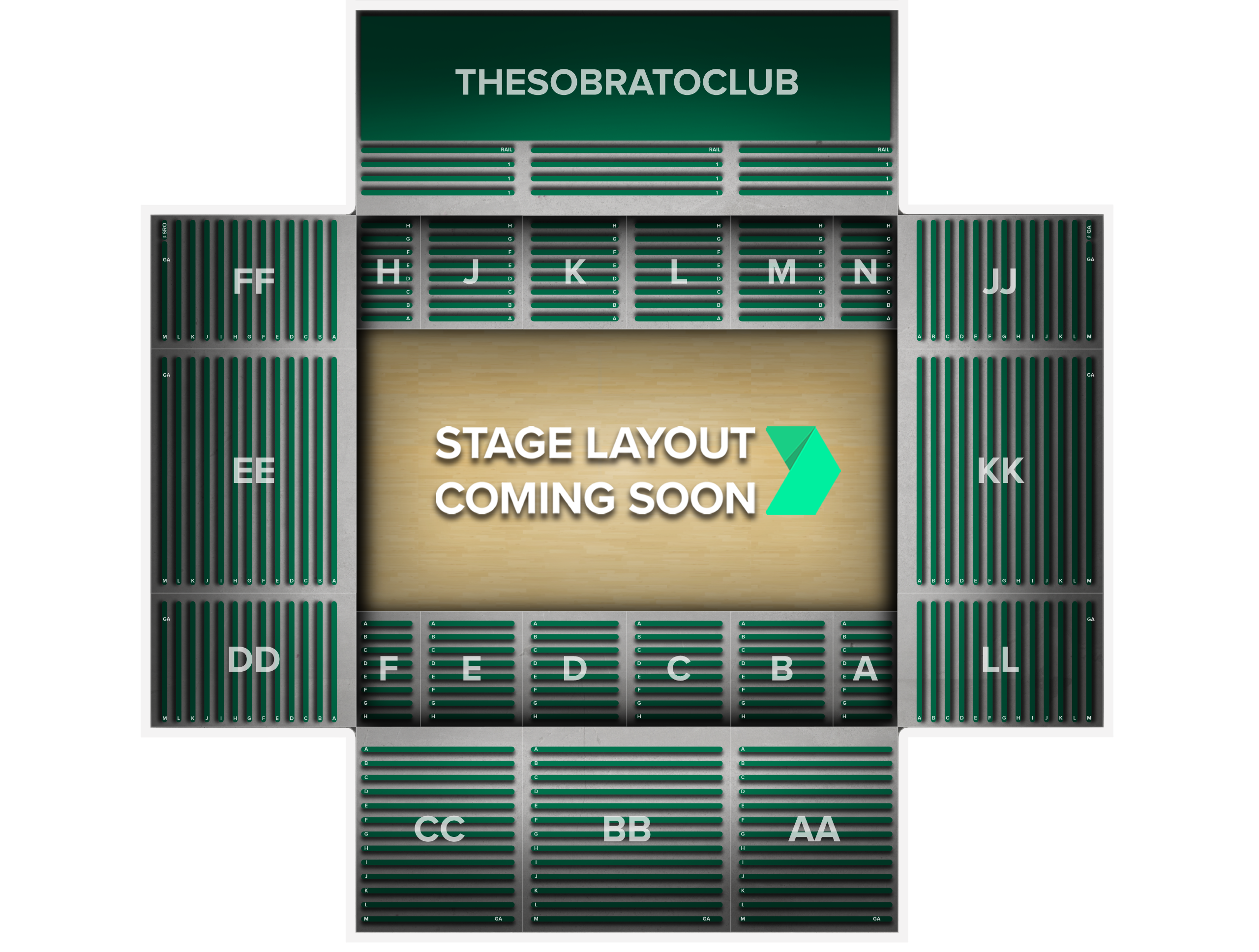 Venue seat map