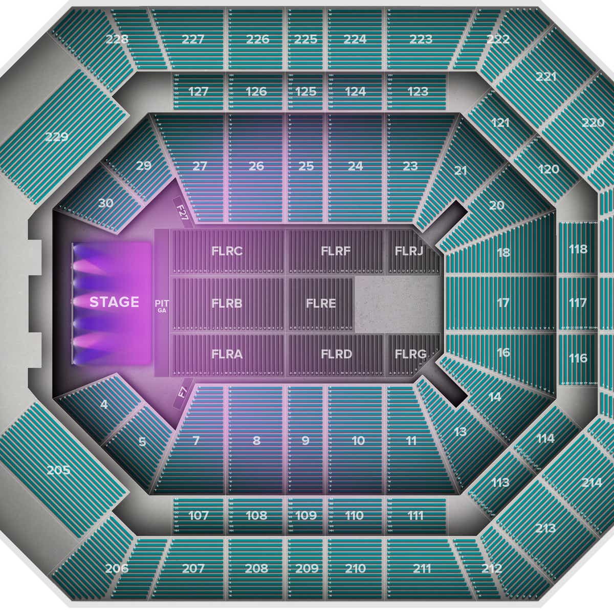 Mgm Grand Seating Chart With Rows