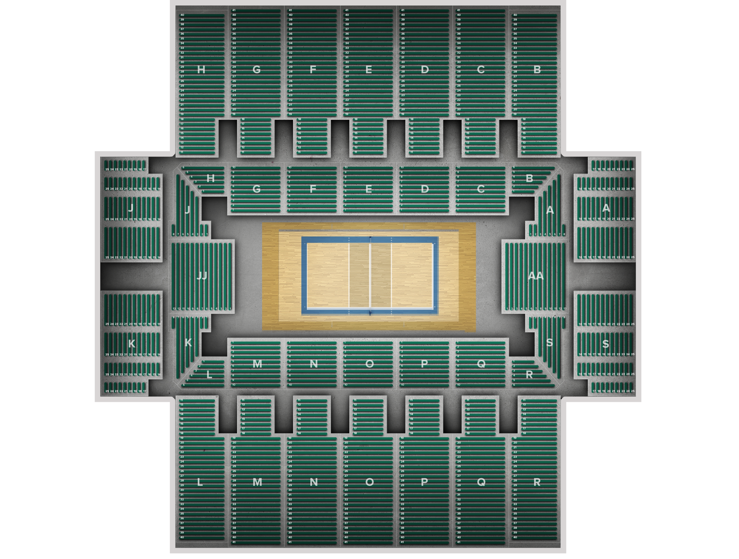 Venue seat map