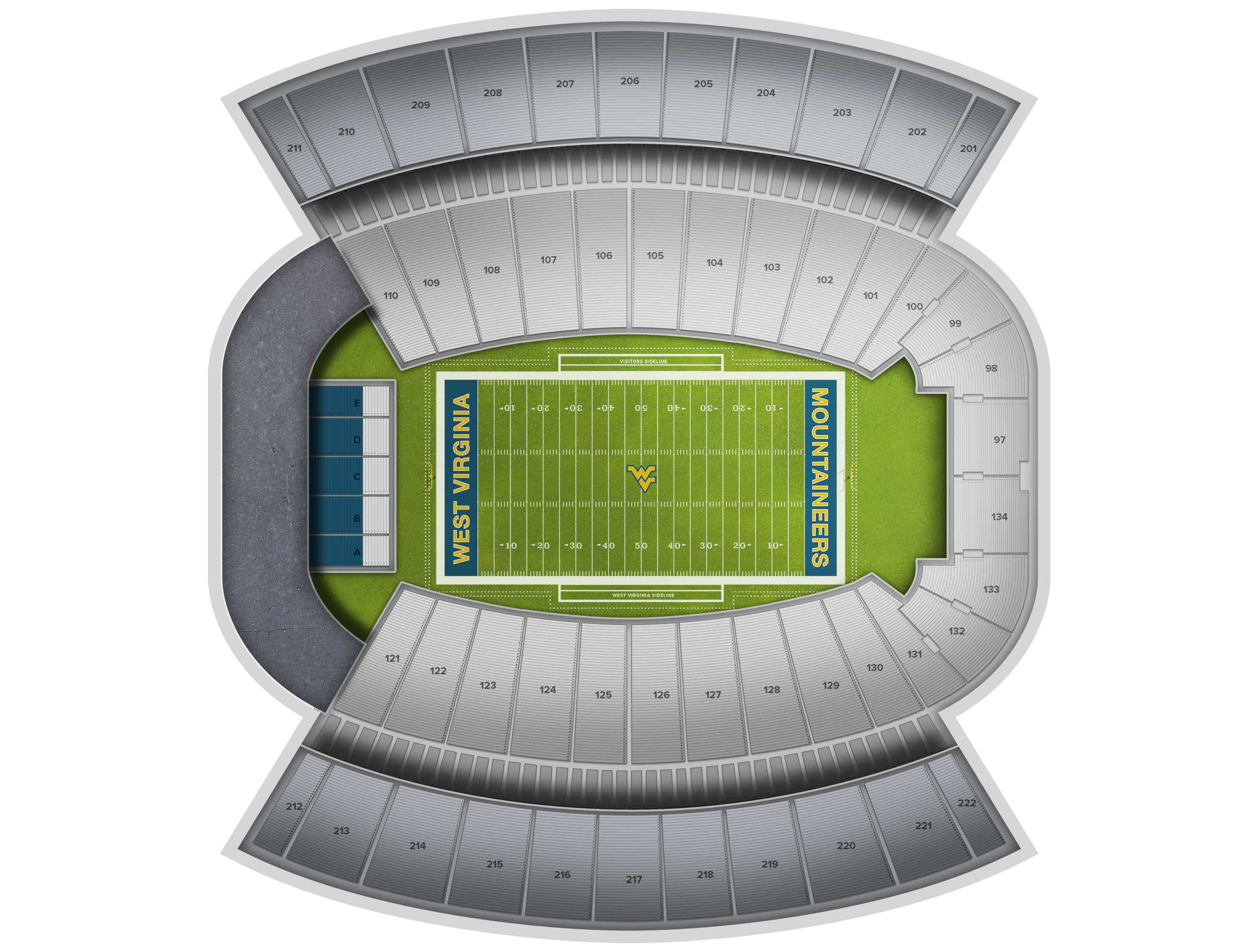 Mountaineer Field at Milan Puskar Stadium Tickets