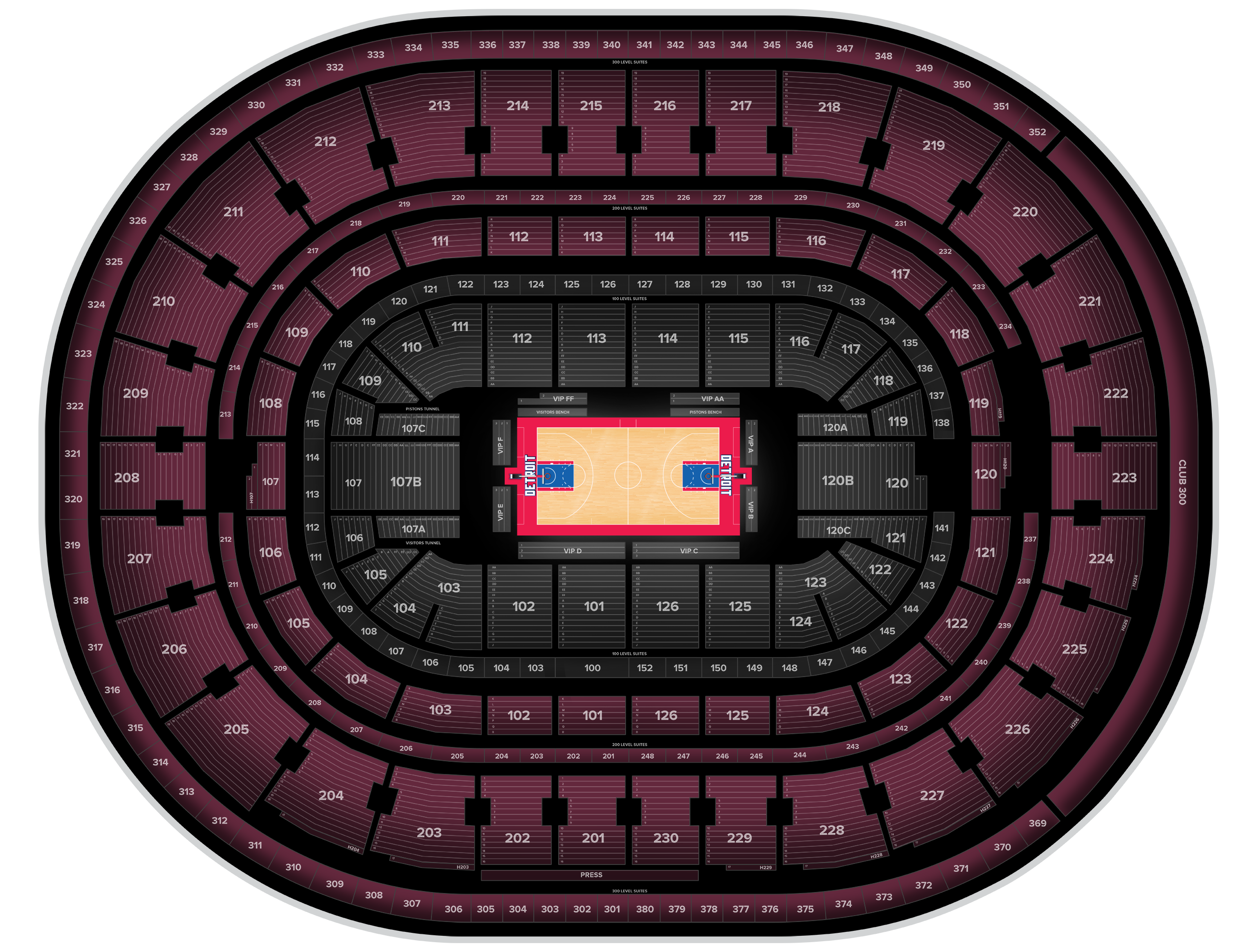 The Palace of Auburn Hills Tickets