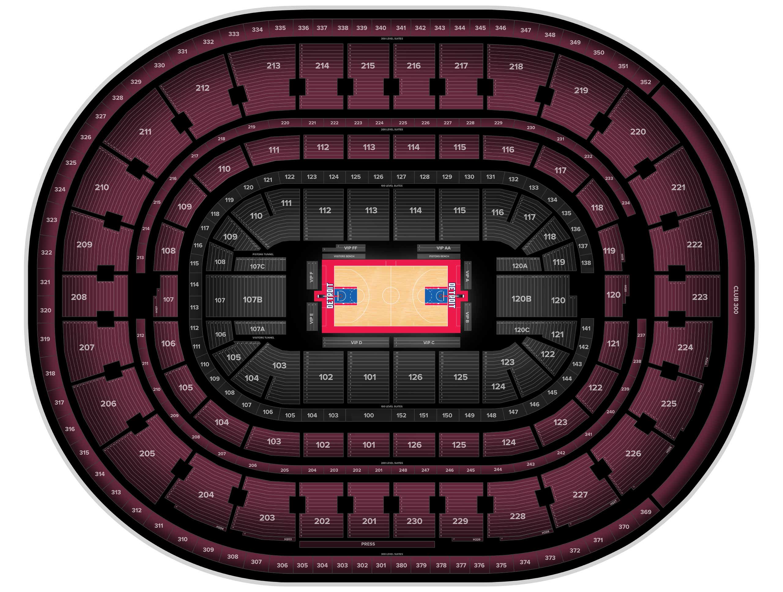 The Palace of Auburn Hills Tickets