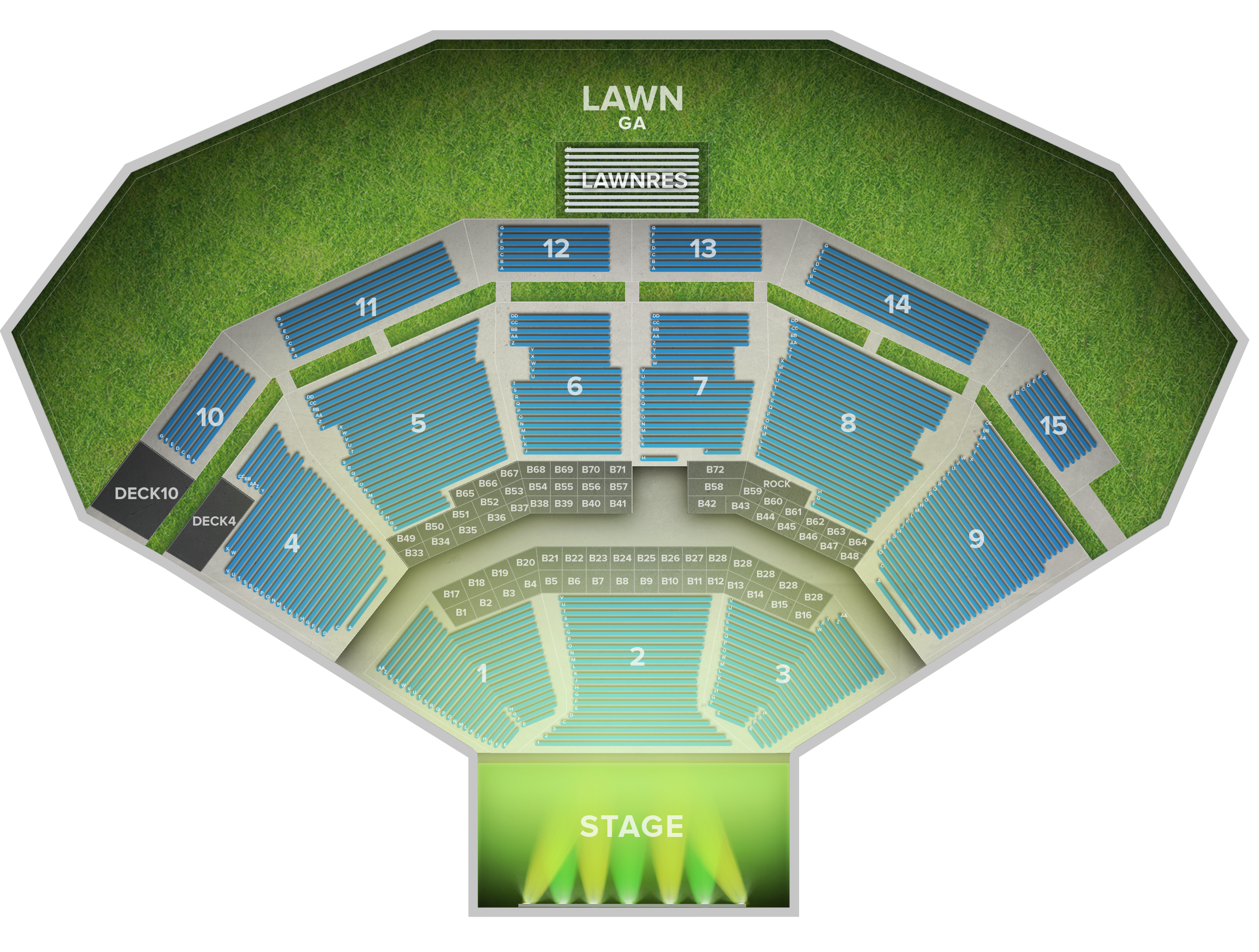 Pnc Music Pavilion Lawn Seating
