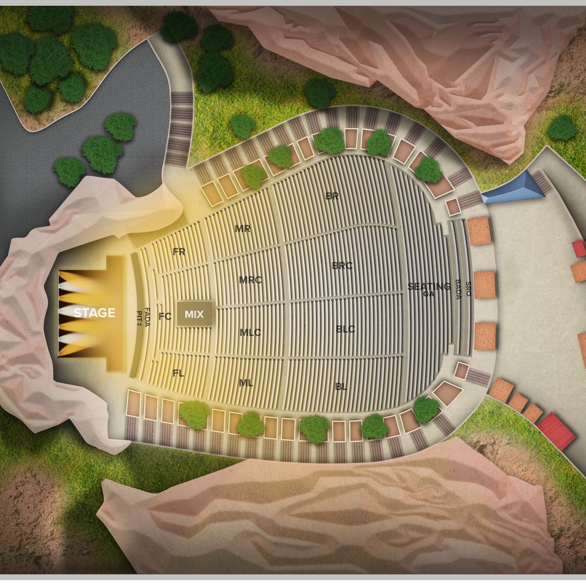 Red Rocks Amphitheatre Tickets & Events | Gametime