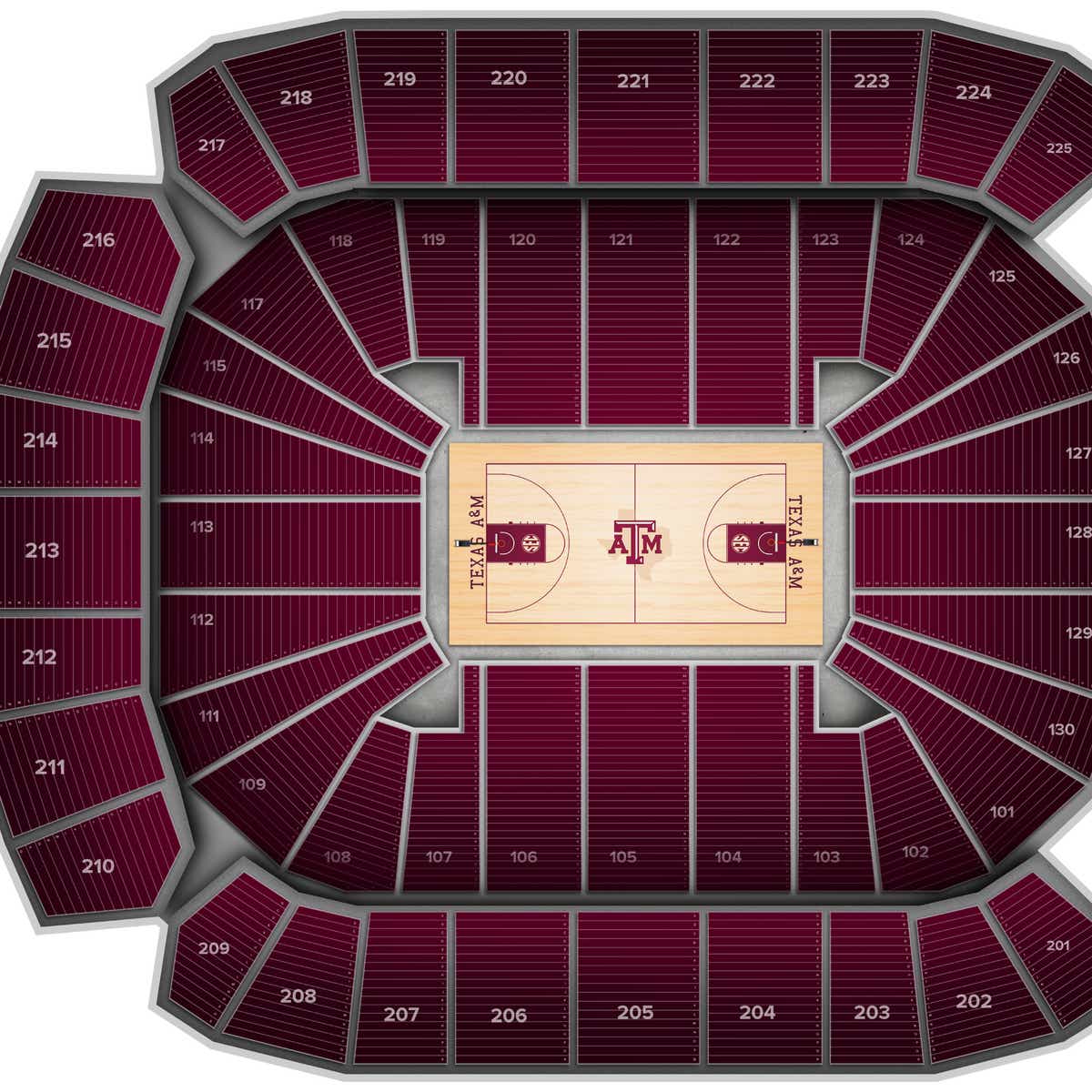 Map Of Reed Arena Map Of Reed Arena