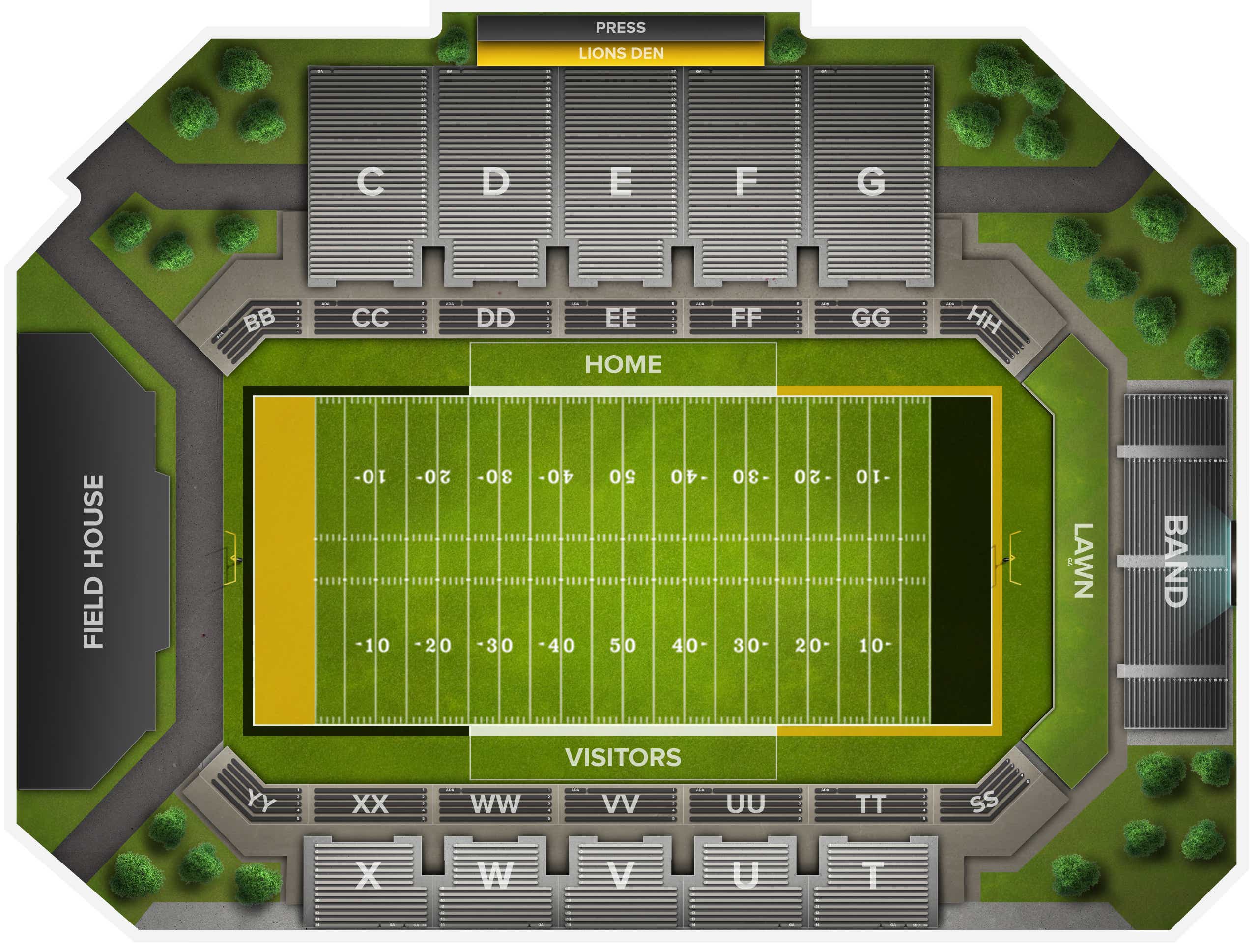 Simmons Bank Field Tickets
