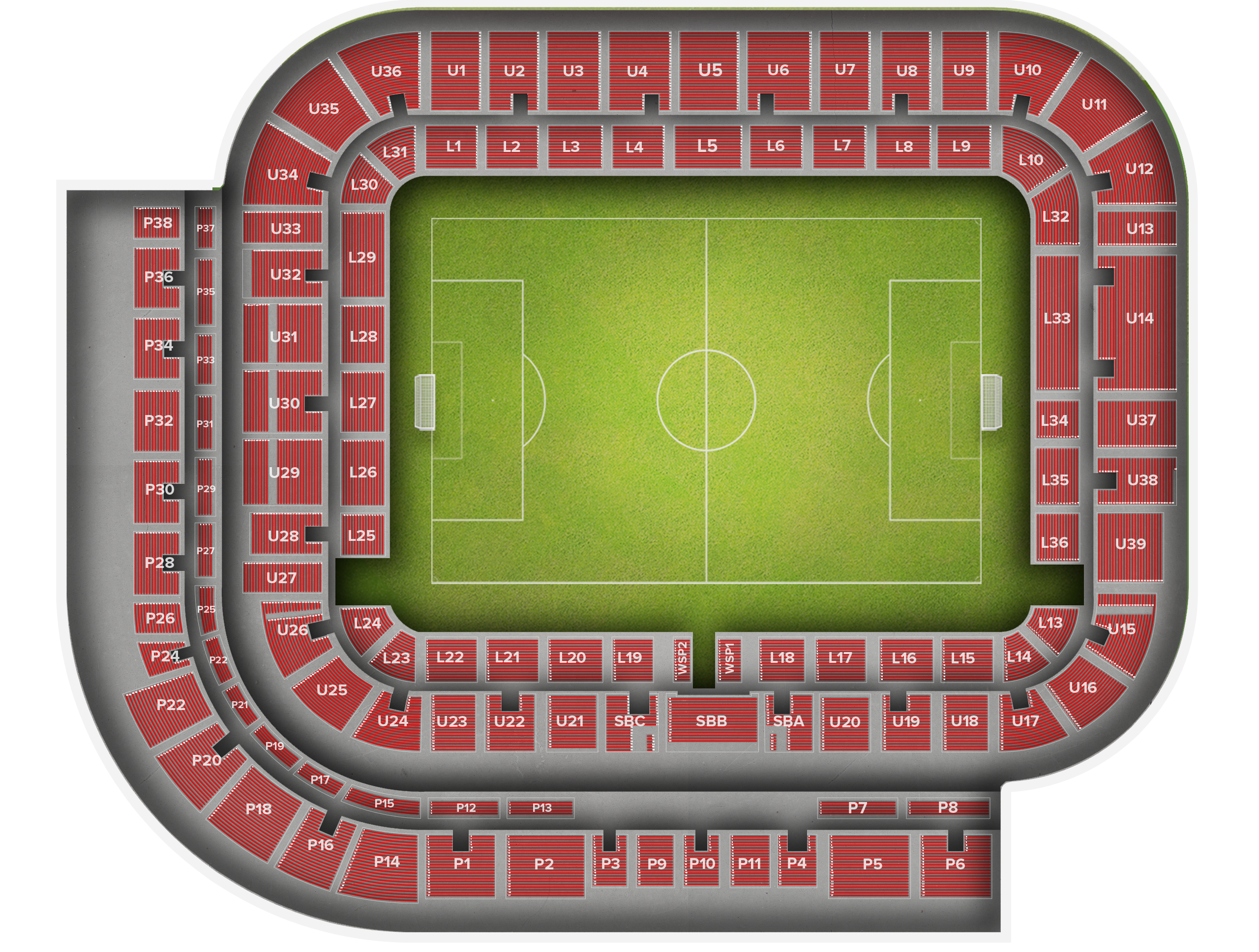 Venue seat map