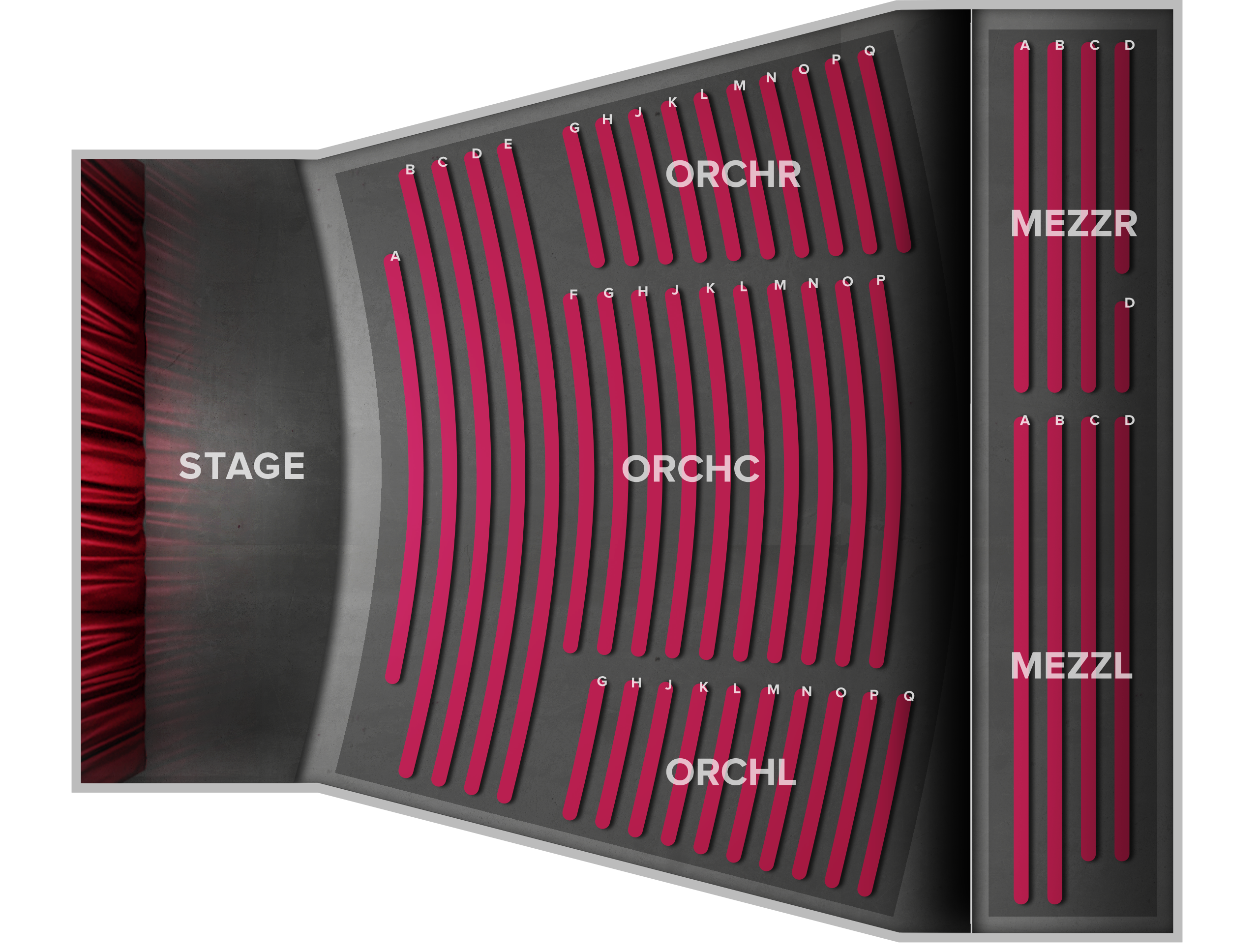 Venue seat map