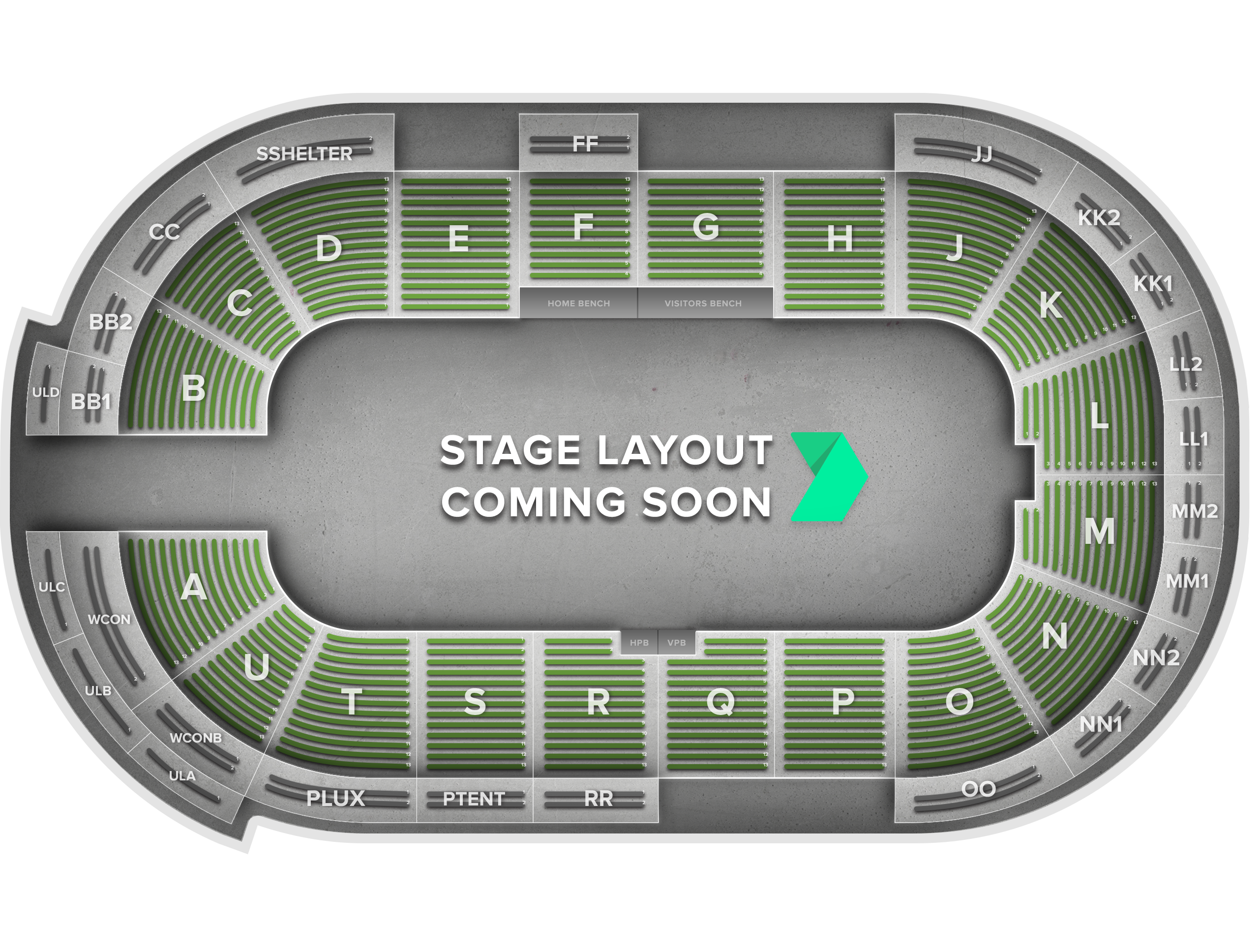 Venue seat map