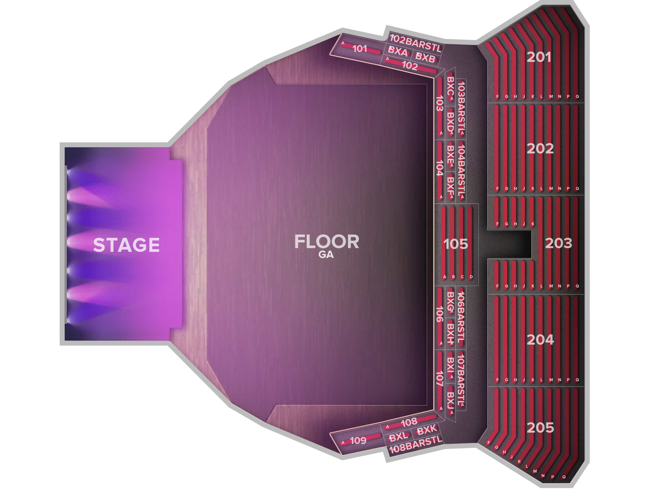 Vibrant Music Hall Tickets