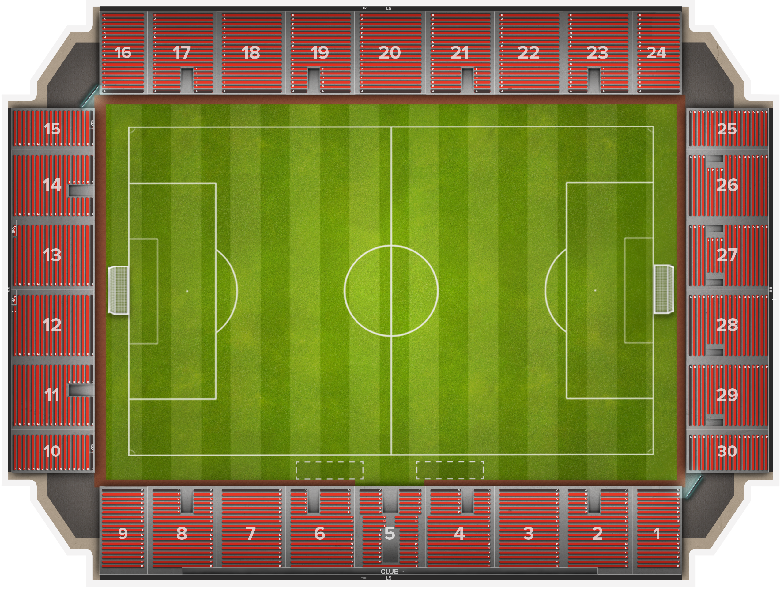Venue seat map