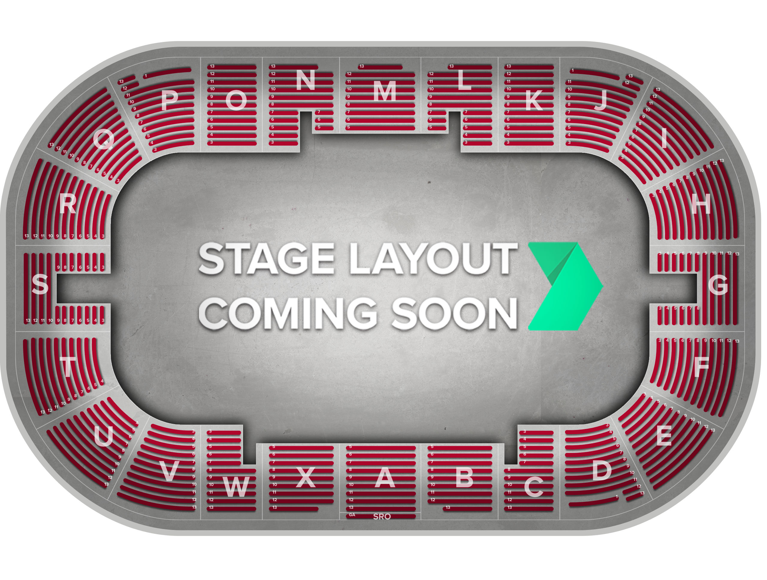Venue seat map